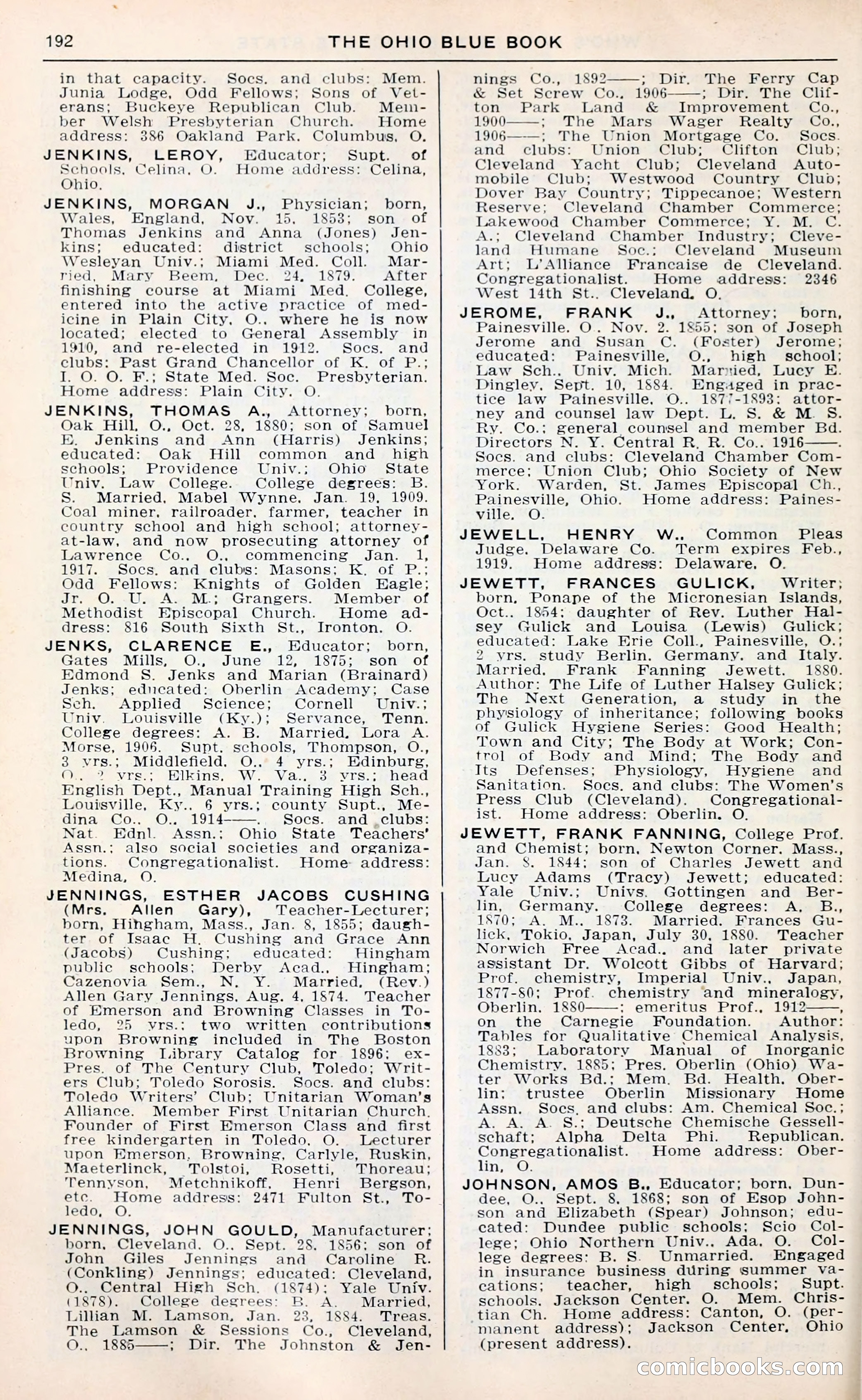 The Ohio Blue Book: Who's Who in the Buckeye State — page 196 of 396