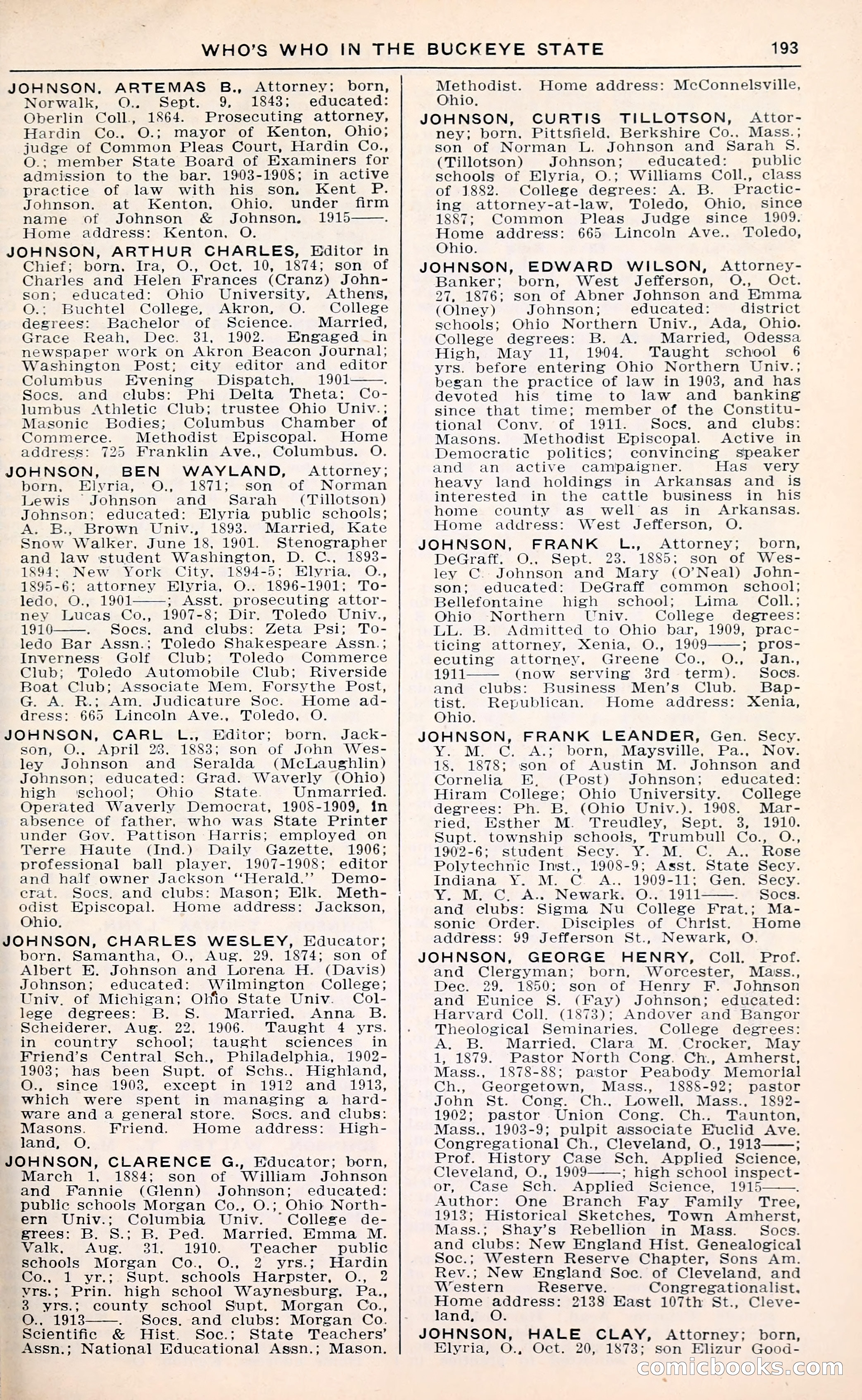 The Ohio Blue Book: Who's Who in the Buckeye State — page 197 of 396