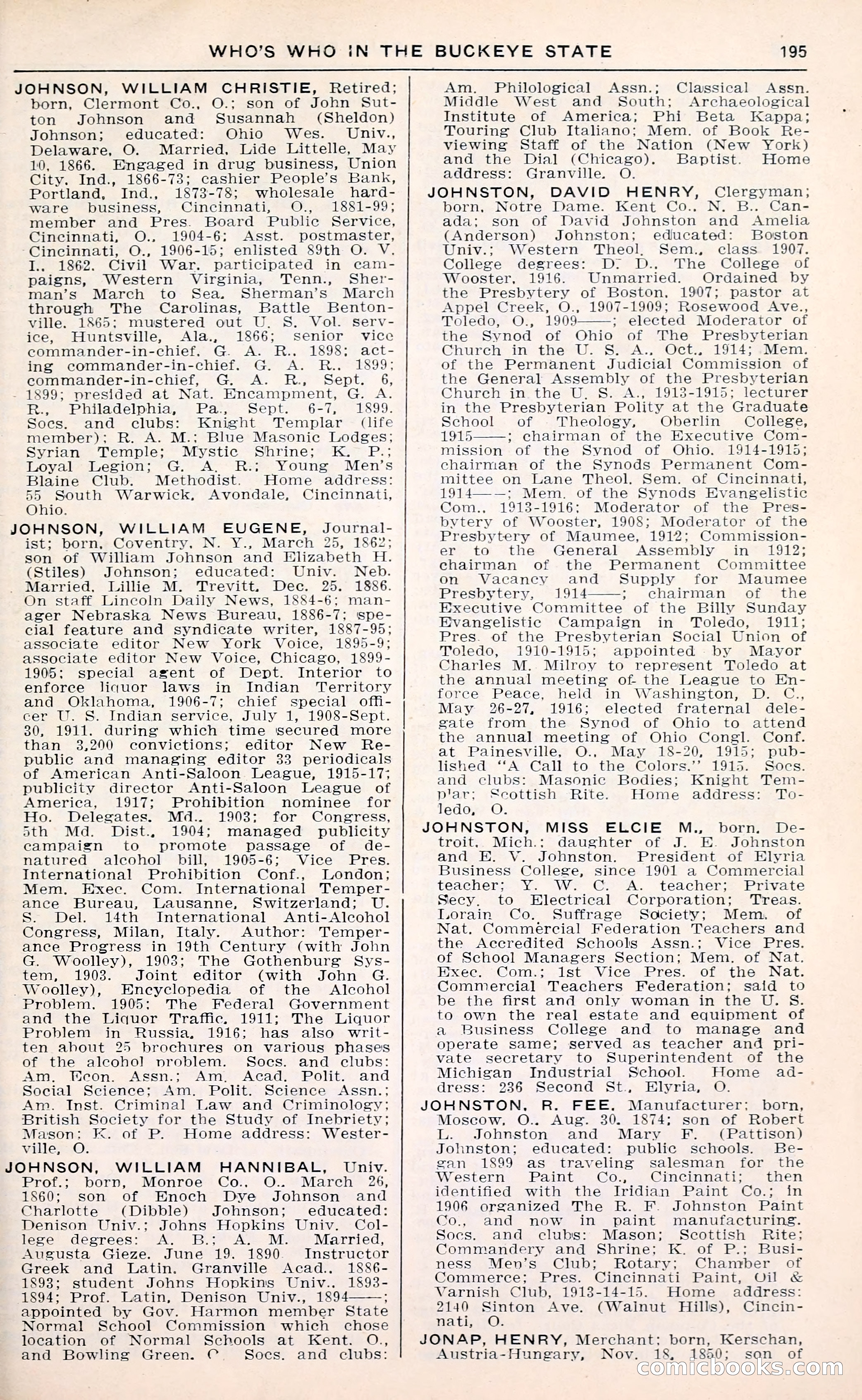 The Ohio Blue Book: Who's Who in the Buckeye State — page 199 of 396