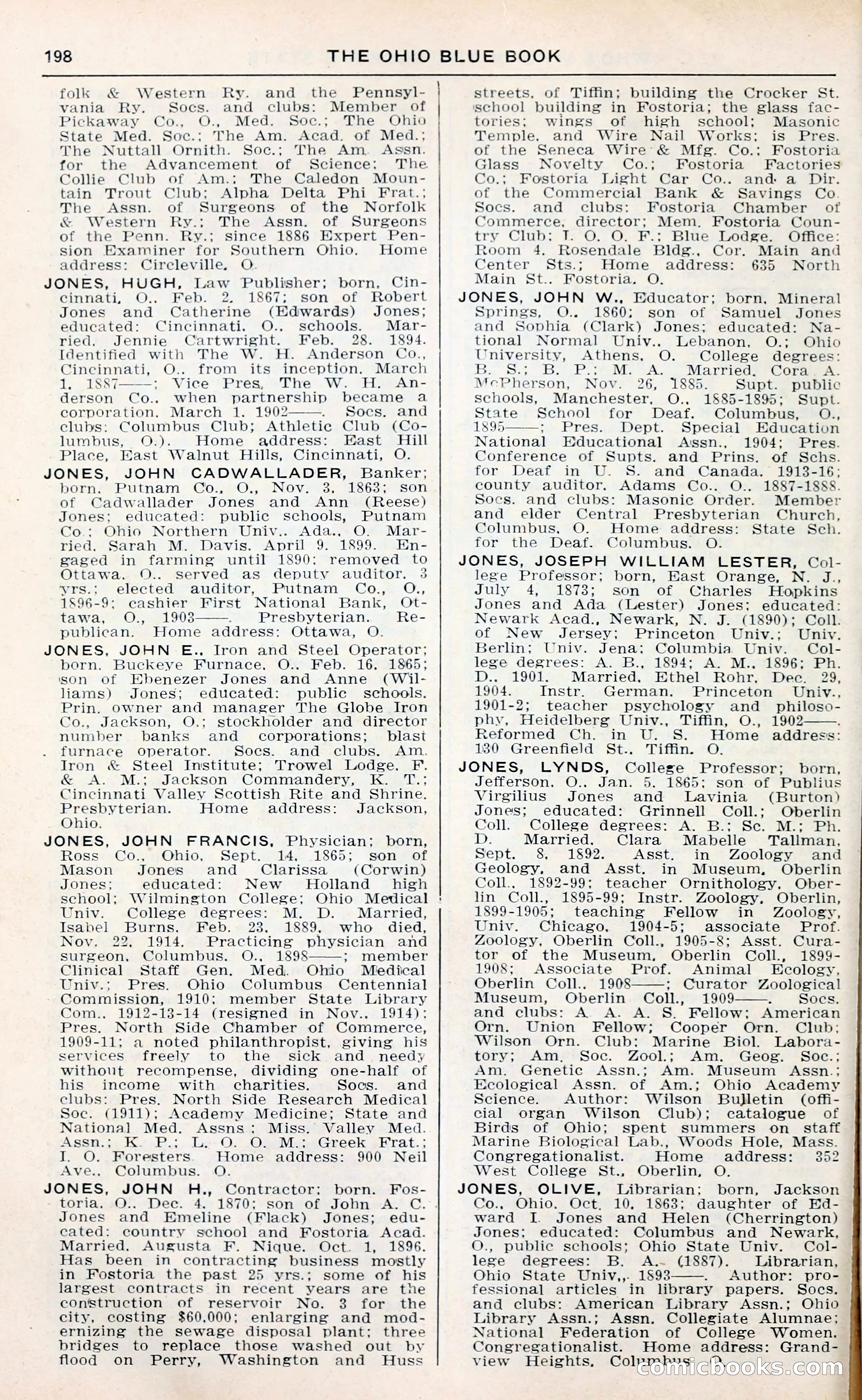 The Ohio Blue Book: Who's Who in the Buckeye State — page 202 of 396