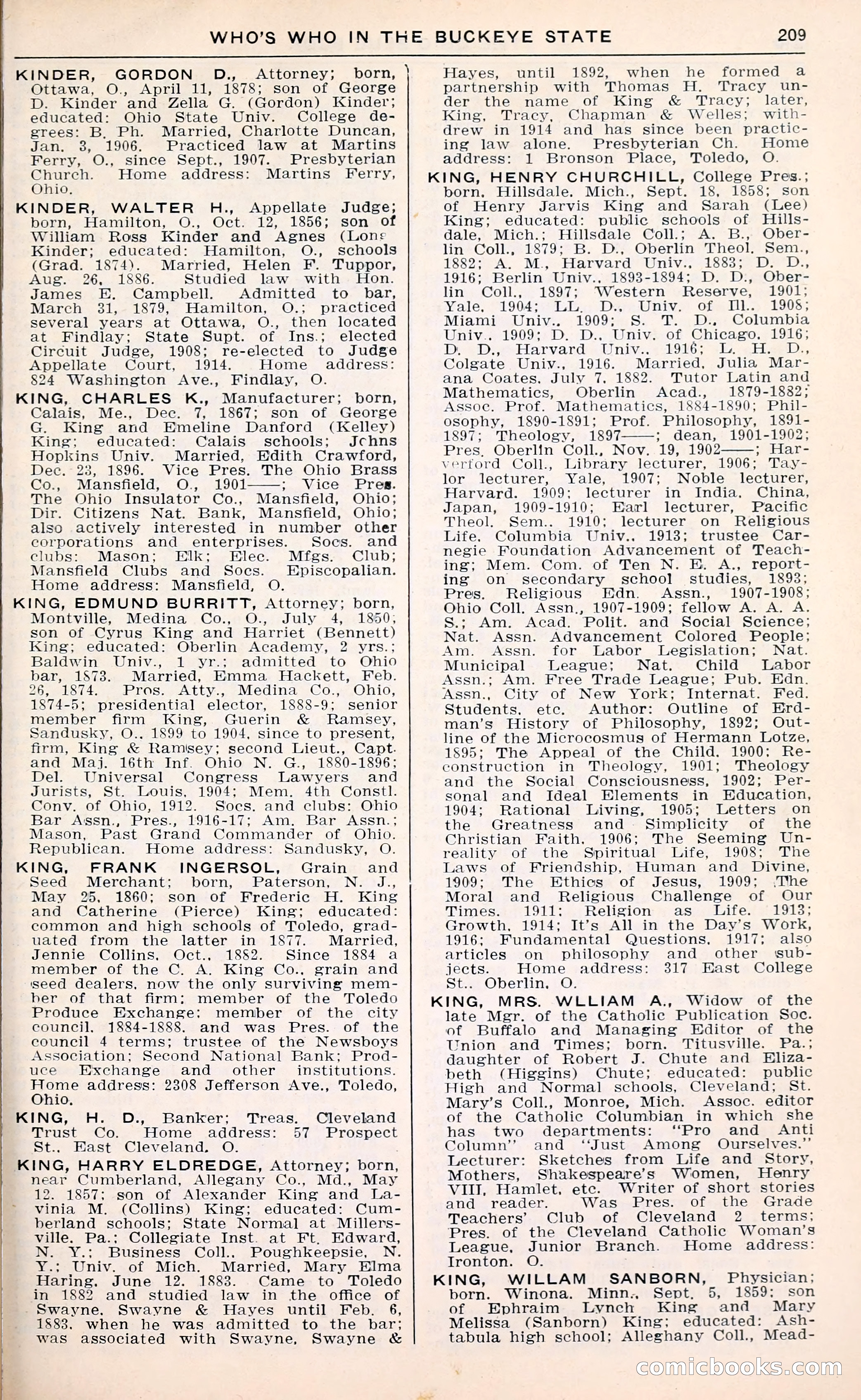 The Ohio Blue Book: Who's Who in the Buckeye State — page 213 of 396