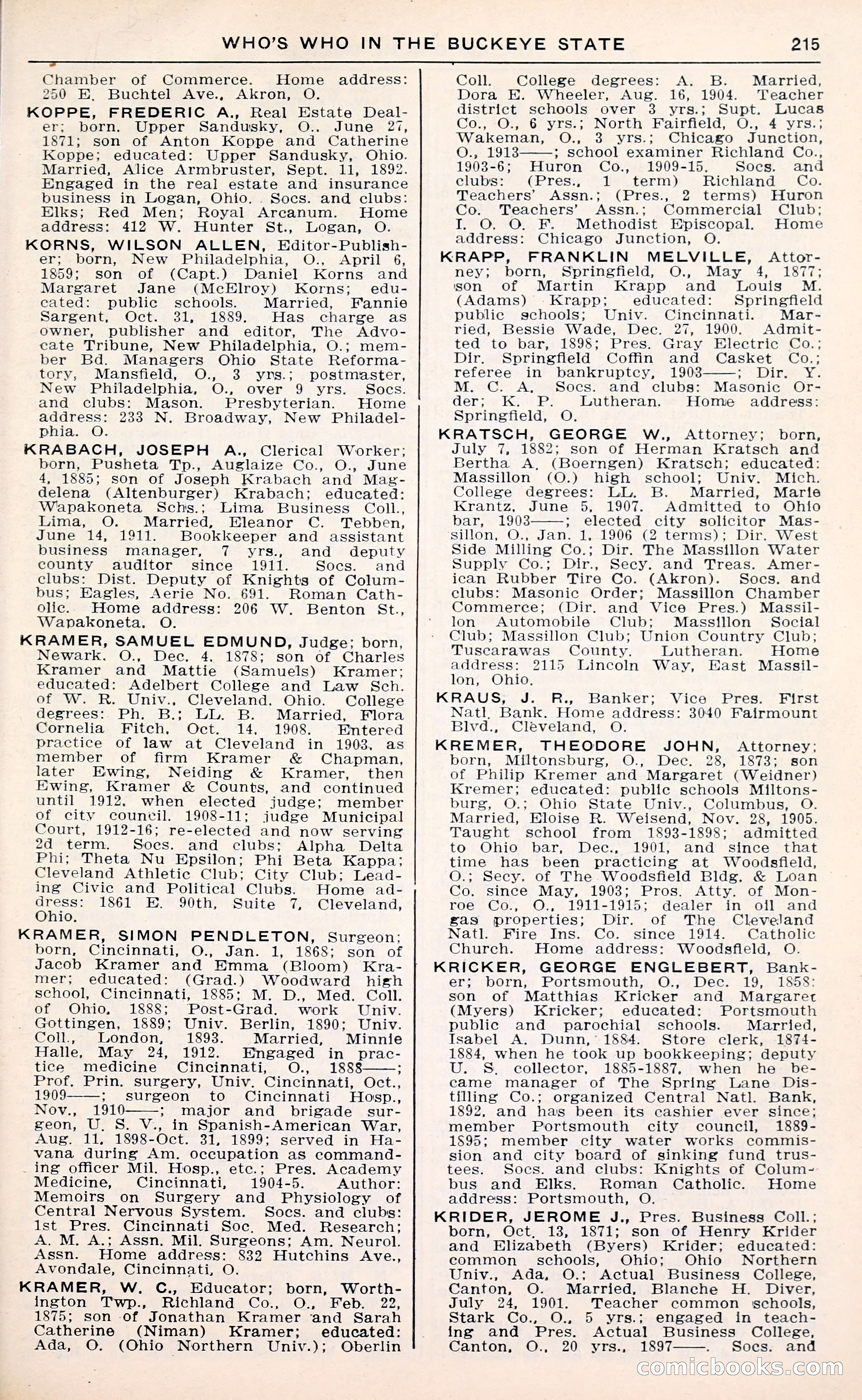 The Ohio Blue Book: Who's Who in the Buckeye State — page 219 of 396
