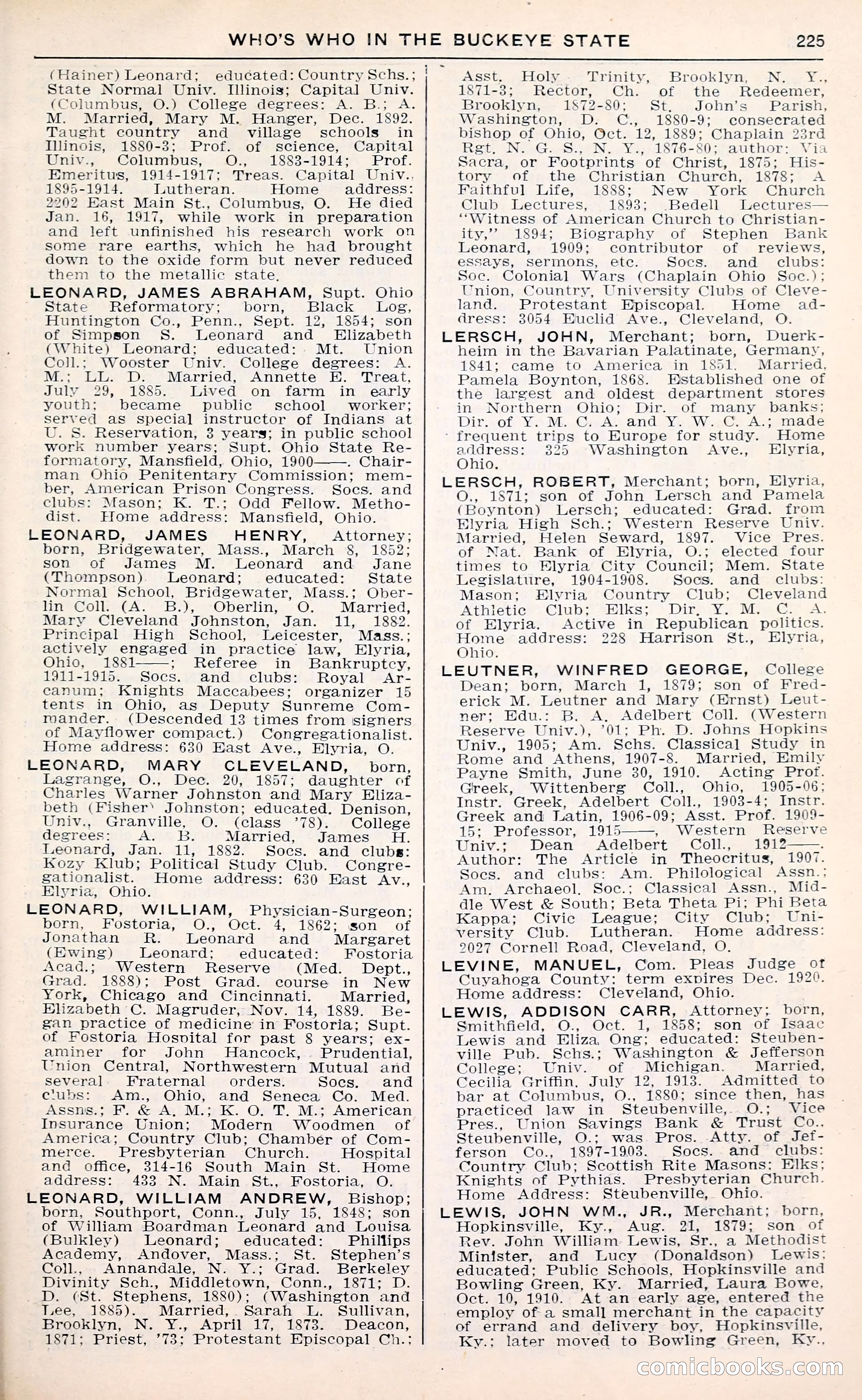 The Ohio Blue Book: Who's Who in the Buckeye State — page 229 of 396