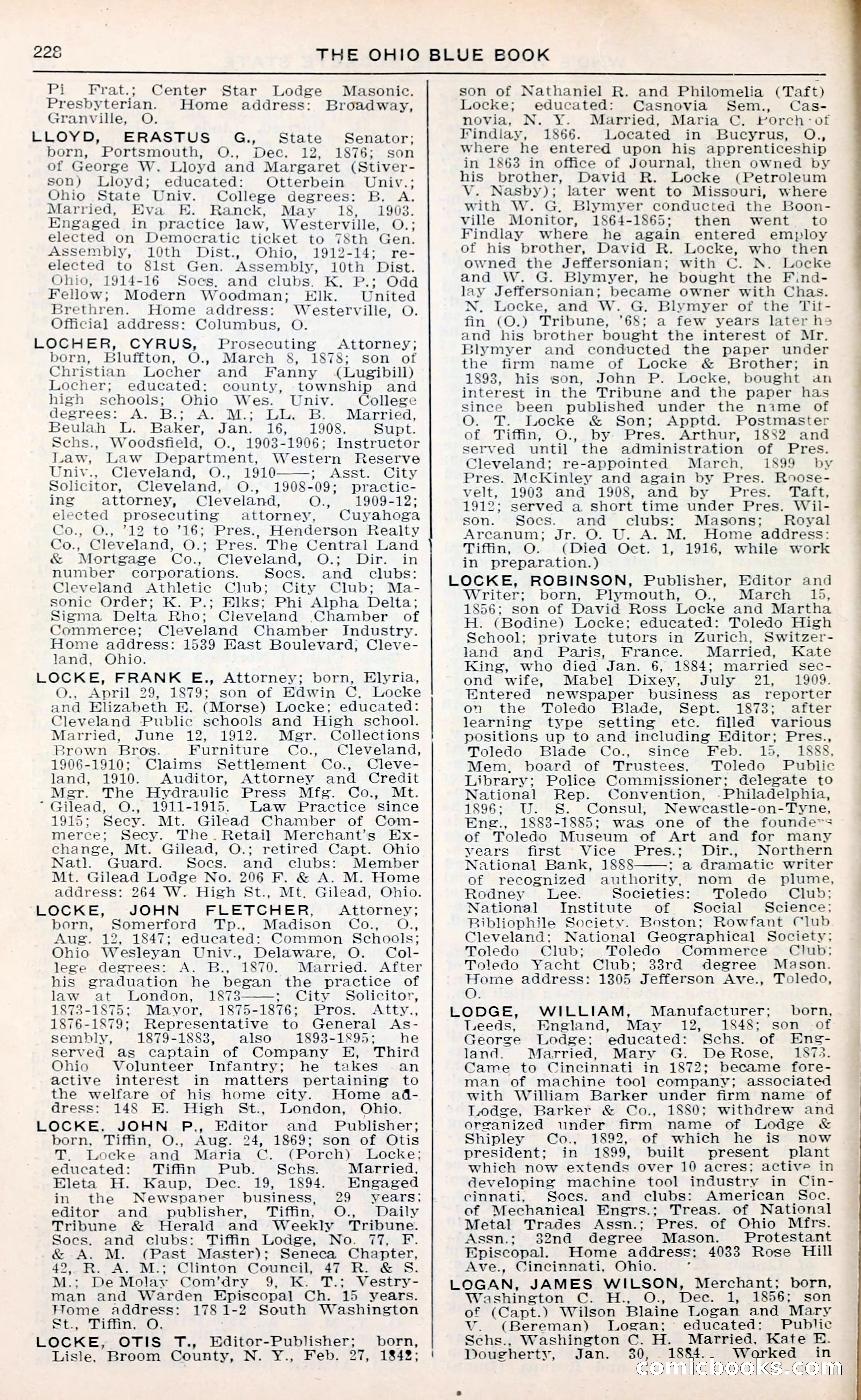 The Ohio Blue Book: Who's Who in the Buckeye State — page 232 of 396