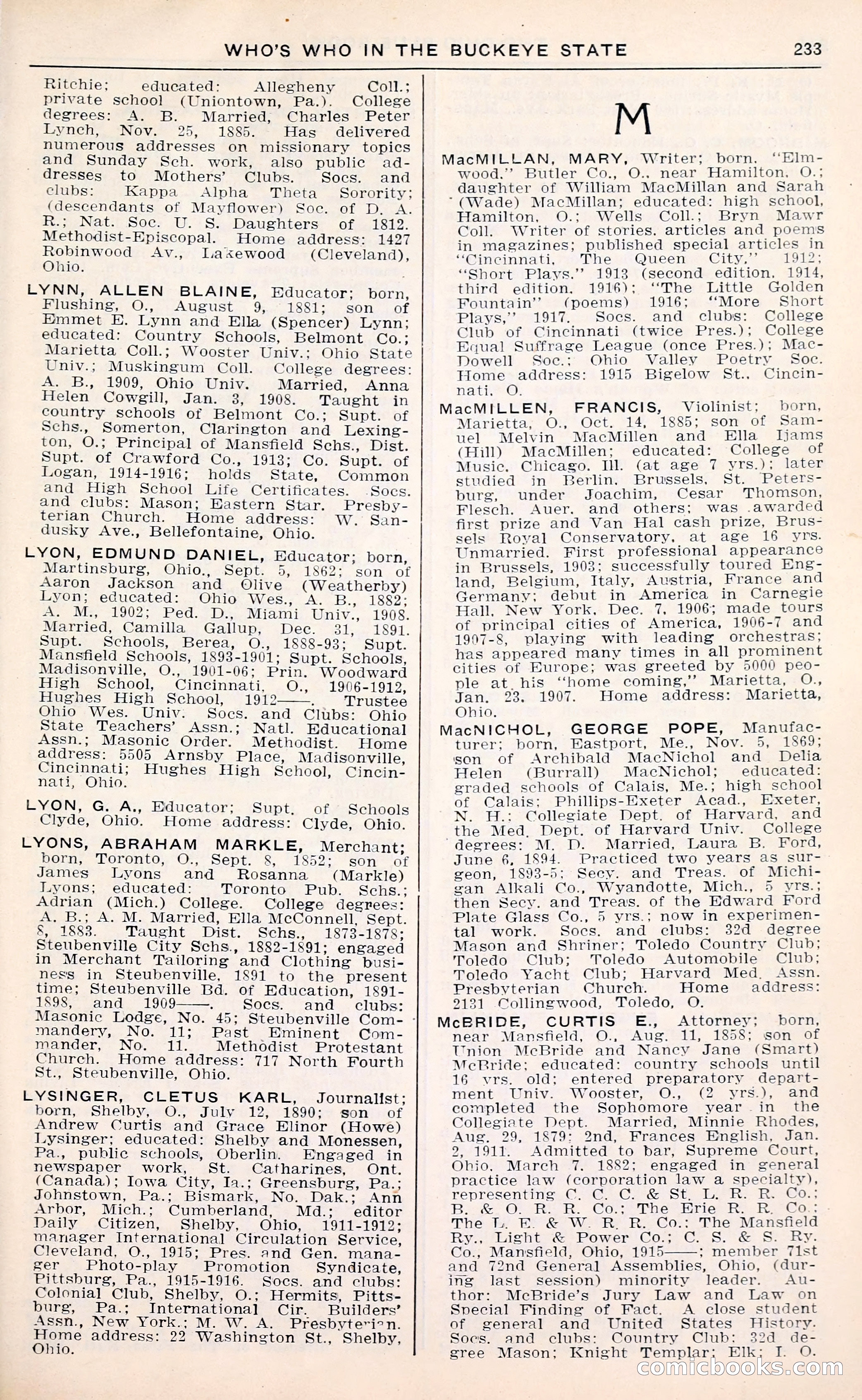 The Ohio Blue Book: Who's Who in the Buckeye State — page 237 of 396