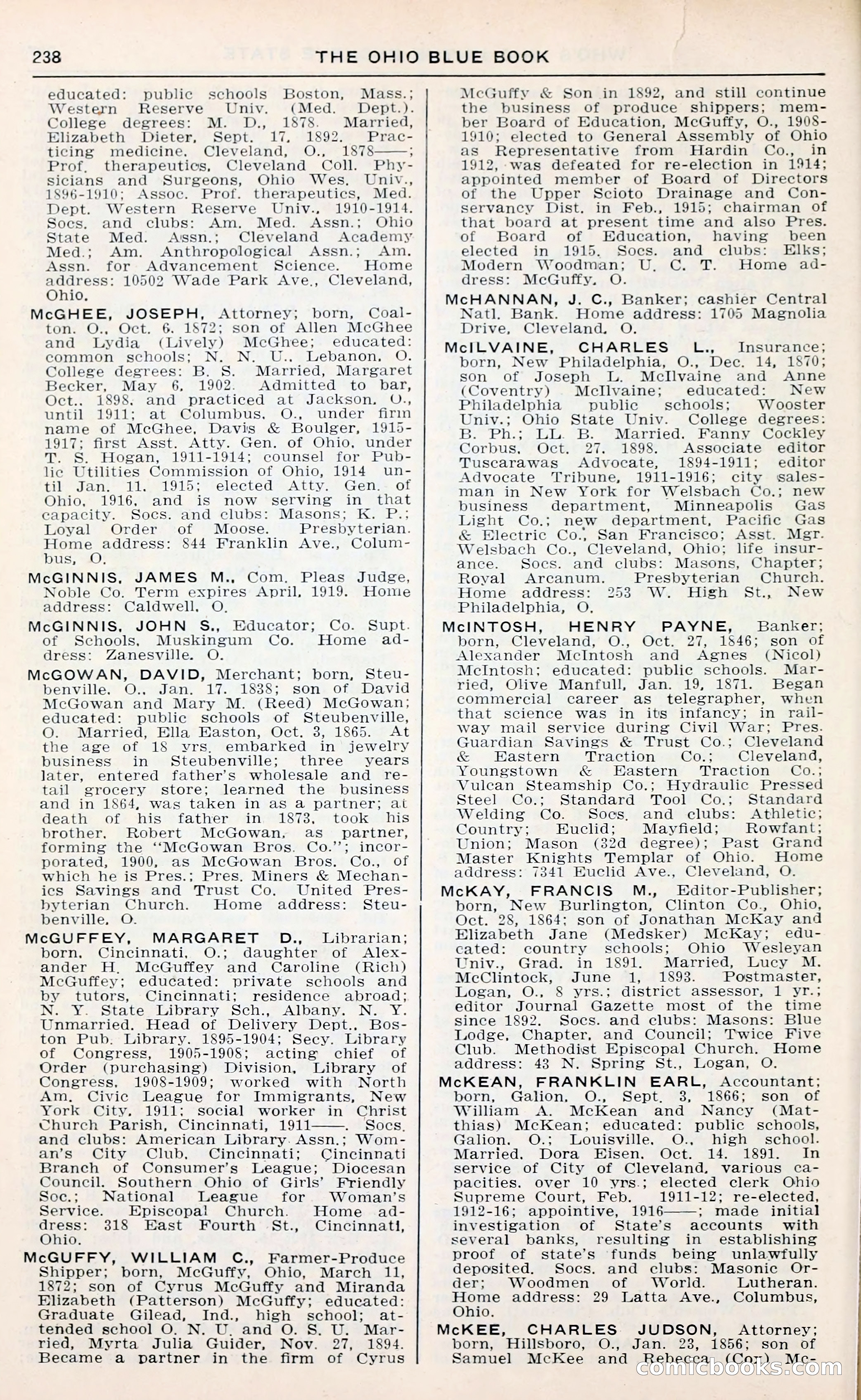 The Ohio Blue Book: Who's Who in the Buckeye State — page 242 of 396