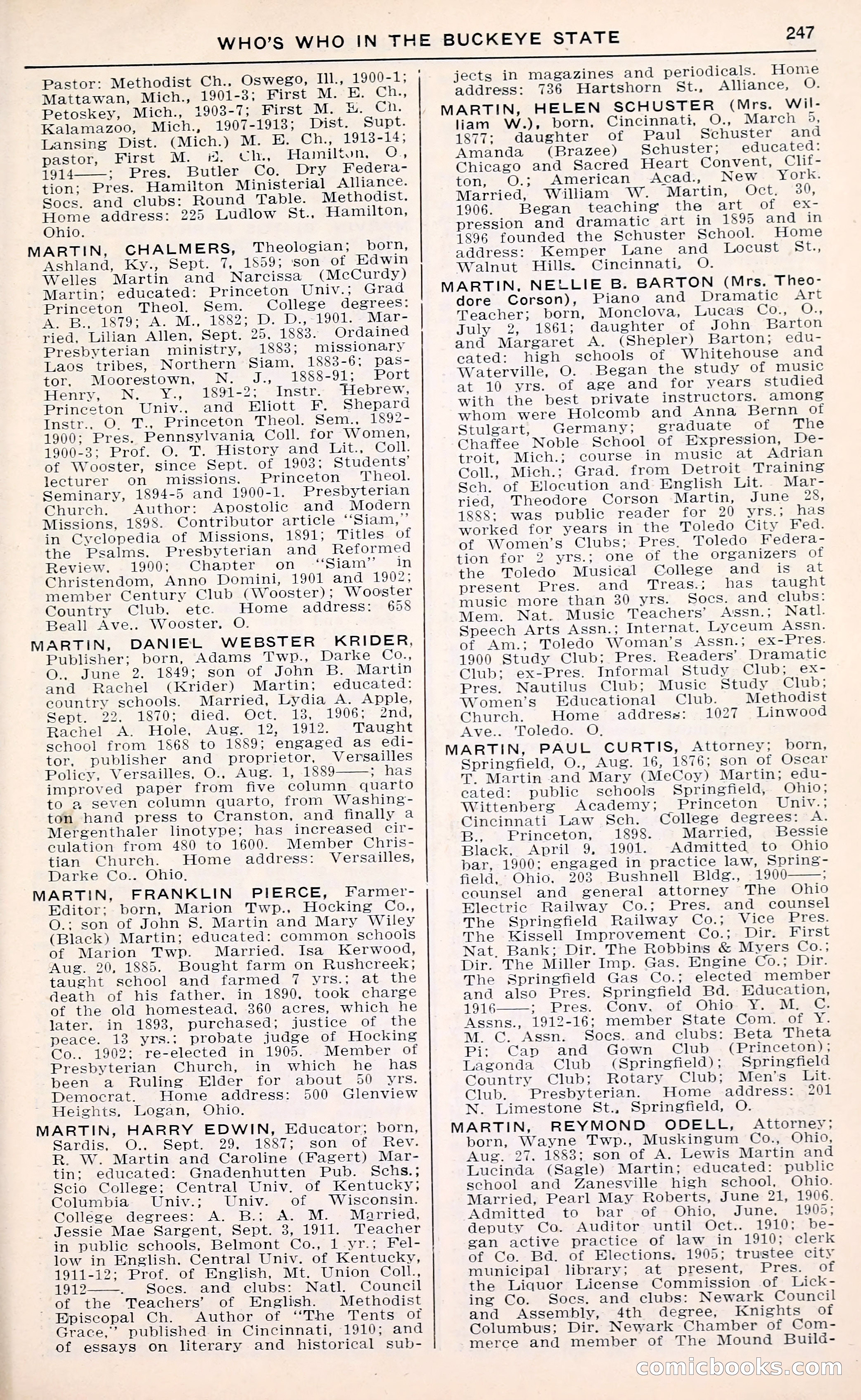 The Ohio Blue Book: Who's Who in the Buckeye State — page 251 of 396
