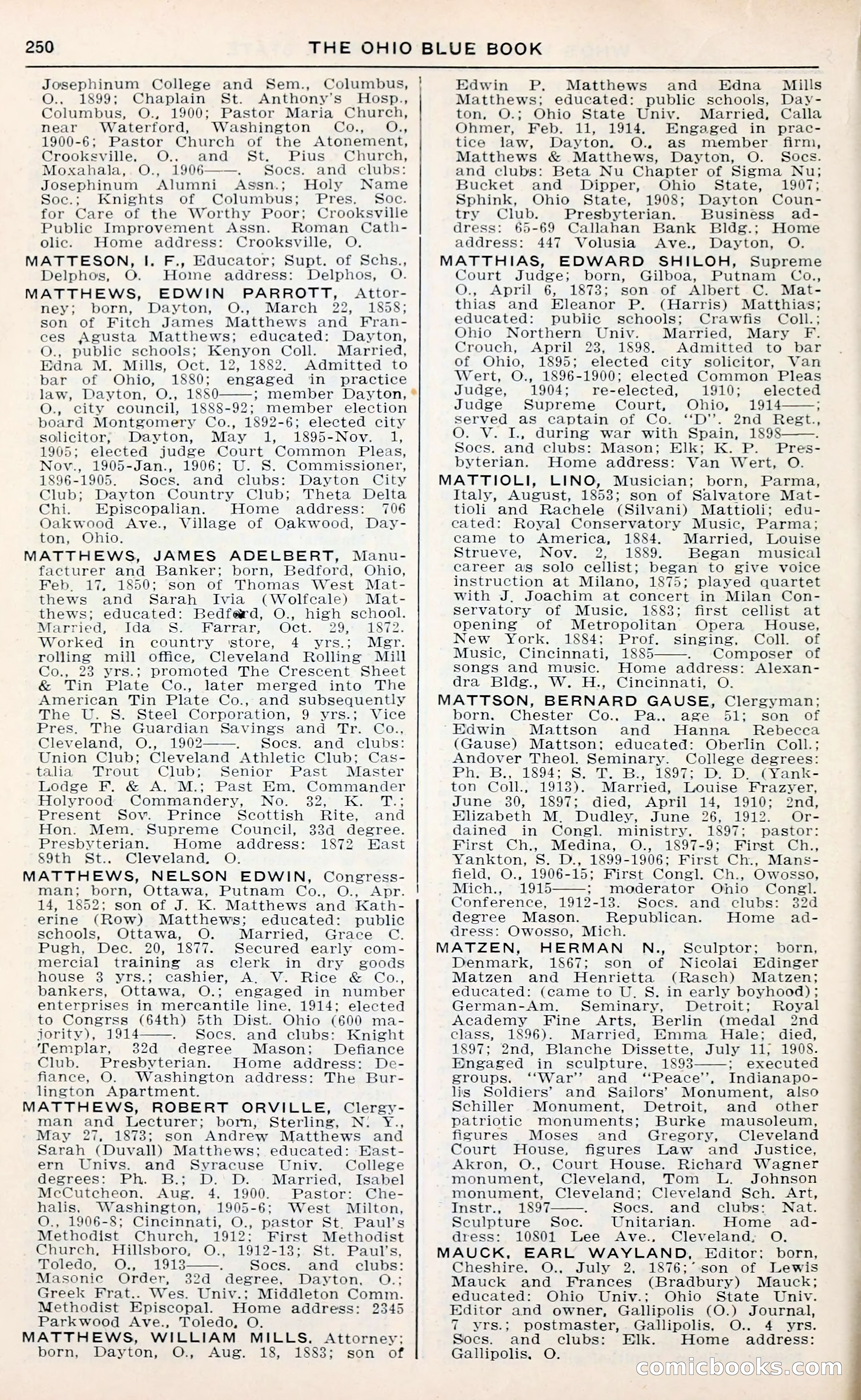 The Ohio Blue Book: Who's Who in the Buckeye State — page 254 of 396
