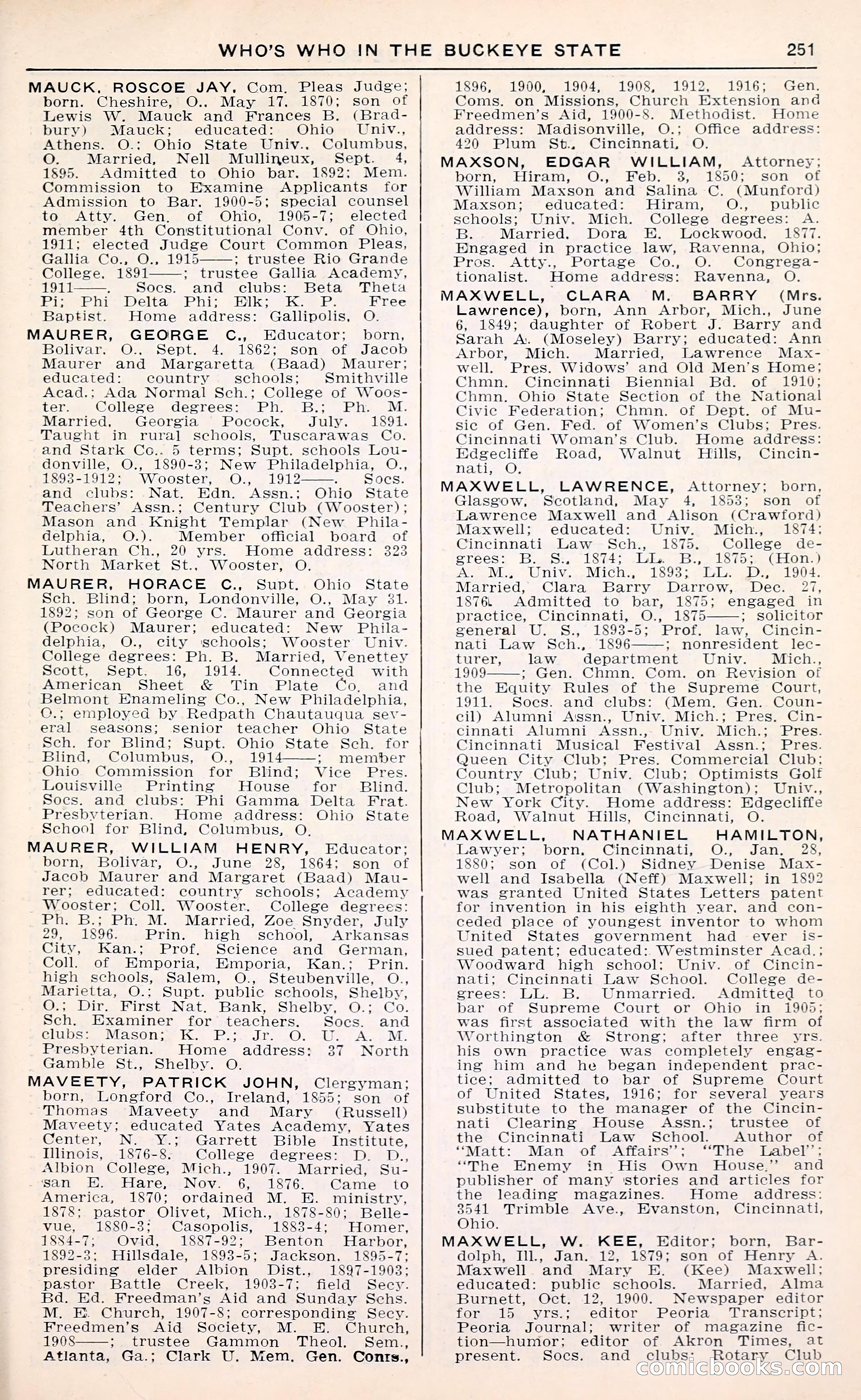 The Ohio Blue Book: Who's Who in the Buckeye State — page 255 of 396