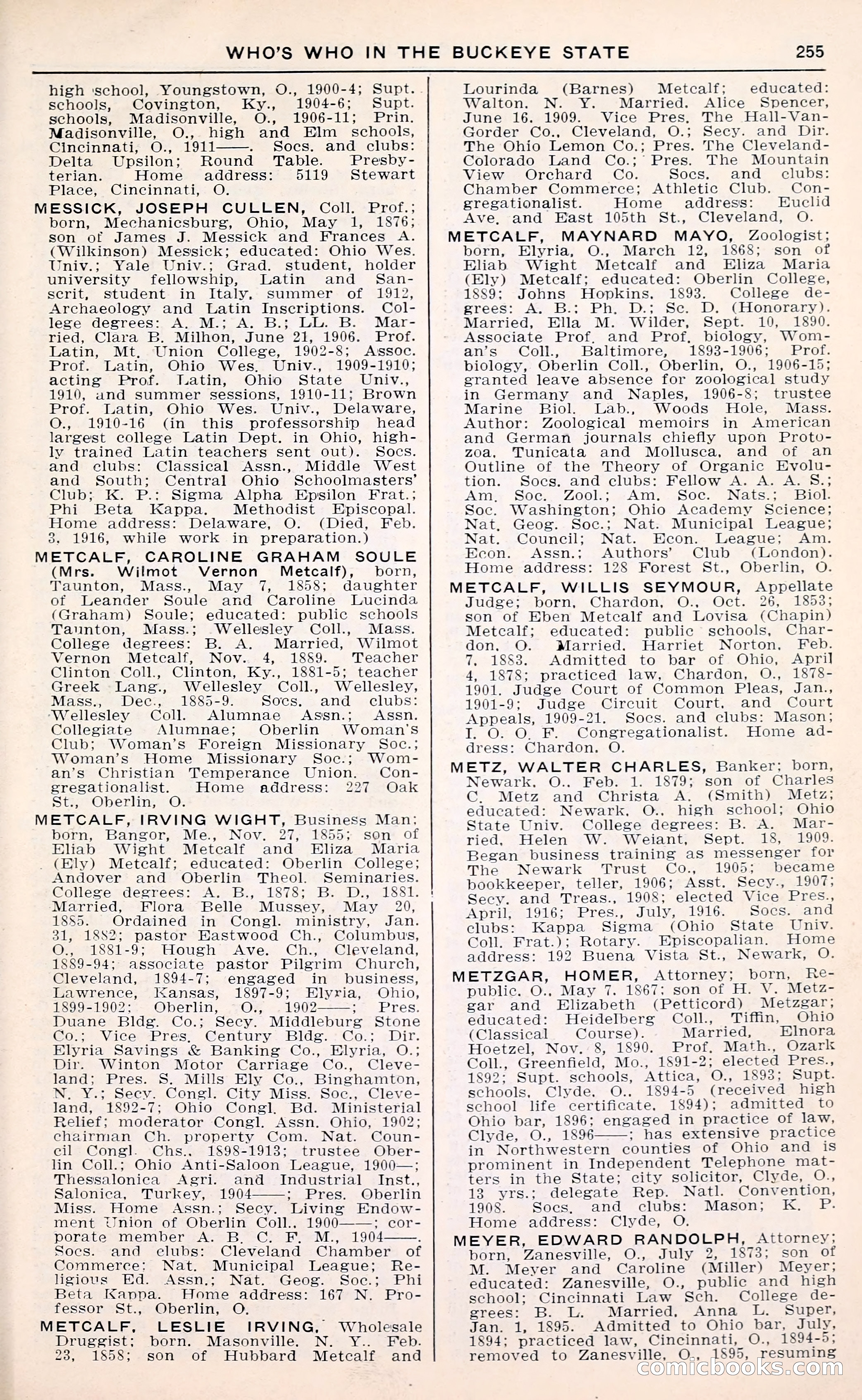 The Ohio Blue Book: Who's Who in the Buckeye State — page 259 of 396