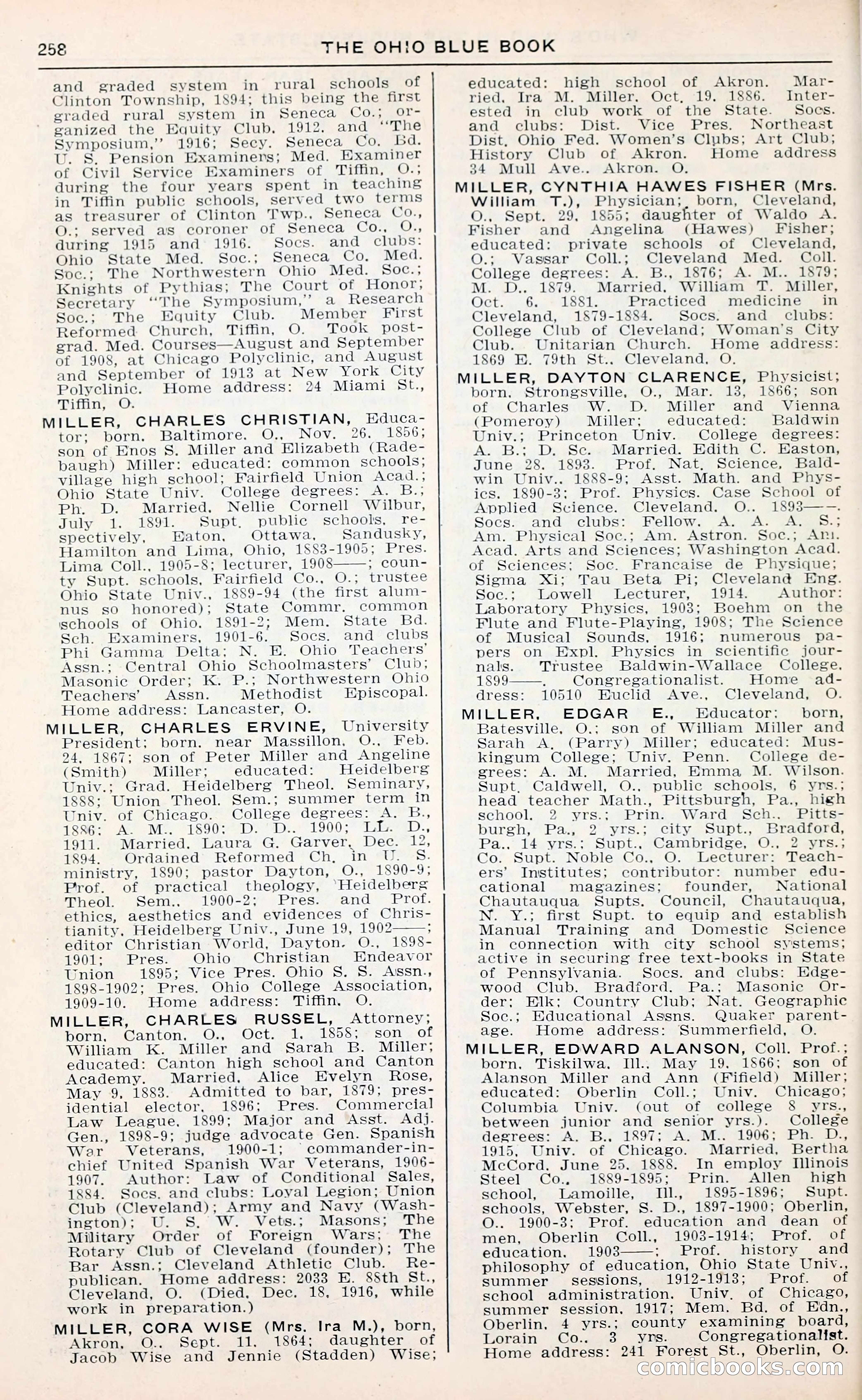 The Ohio Blue Book: Who's Who in the Buckeye State — page 262 of 396
