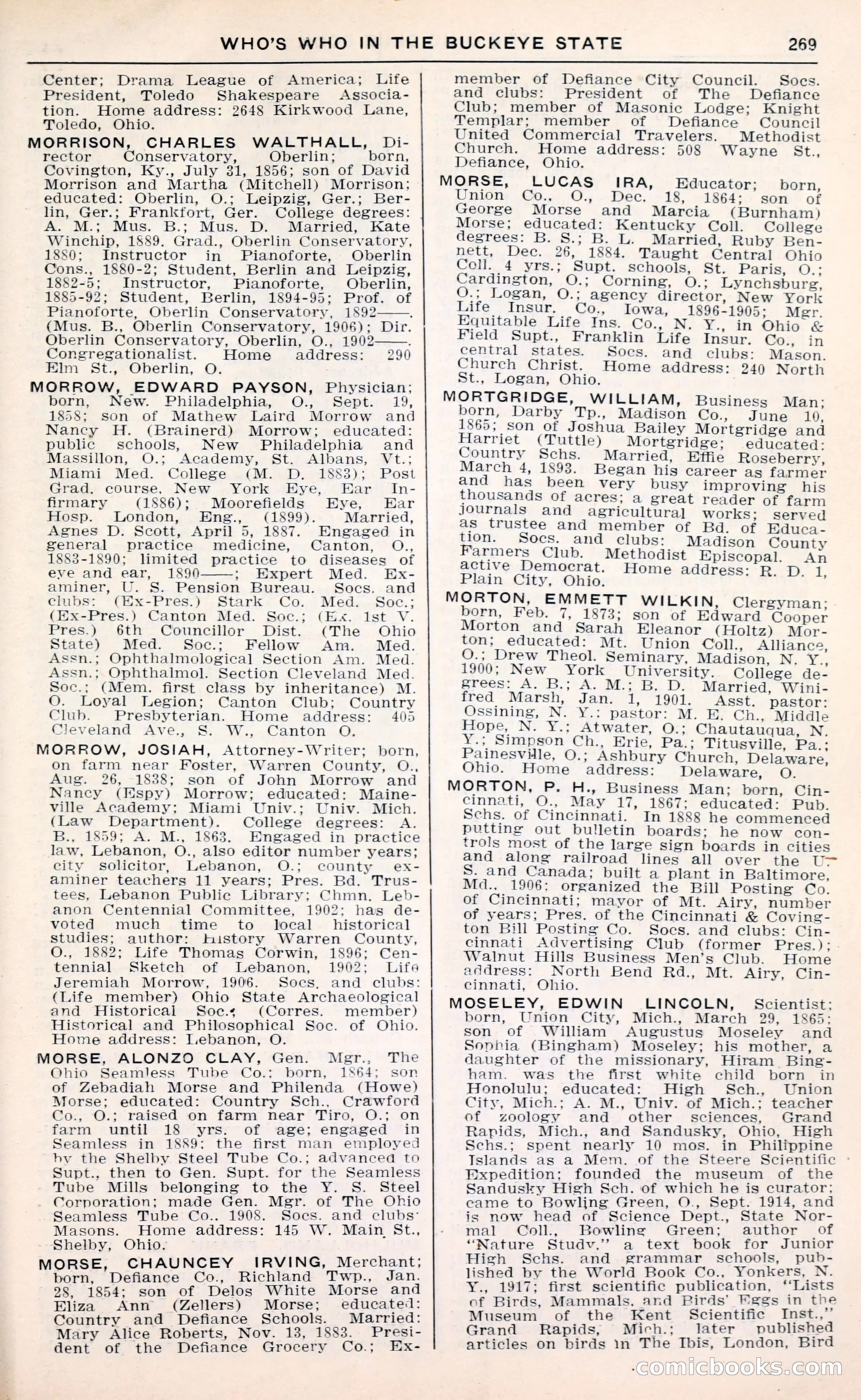 The Ohio Blue Book: Who's Who in the Buckeye State — page 273 of 396