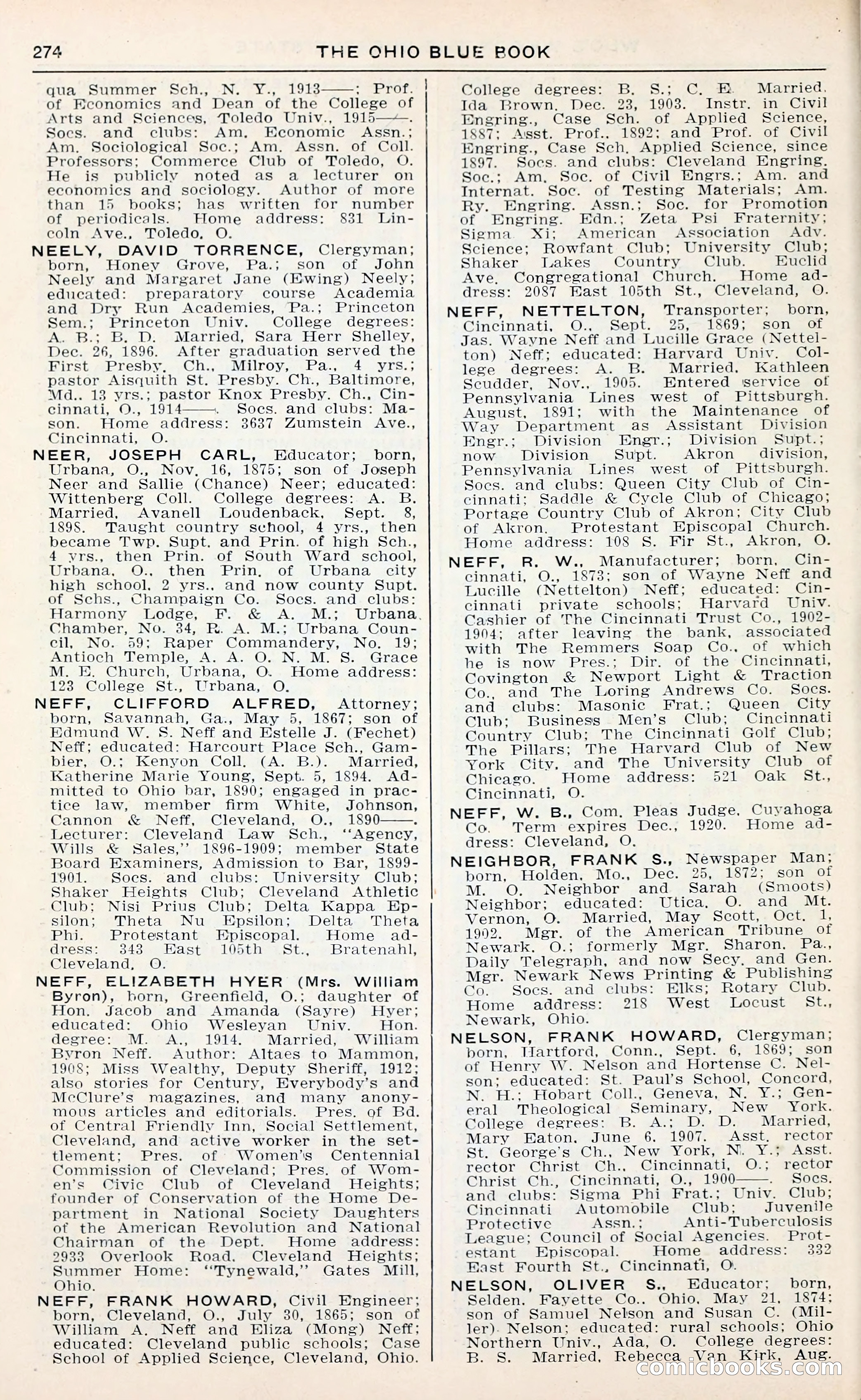 The Ohio Blue Book: Who's Who in the Buckeye State — page 278 of 396