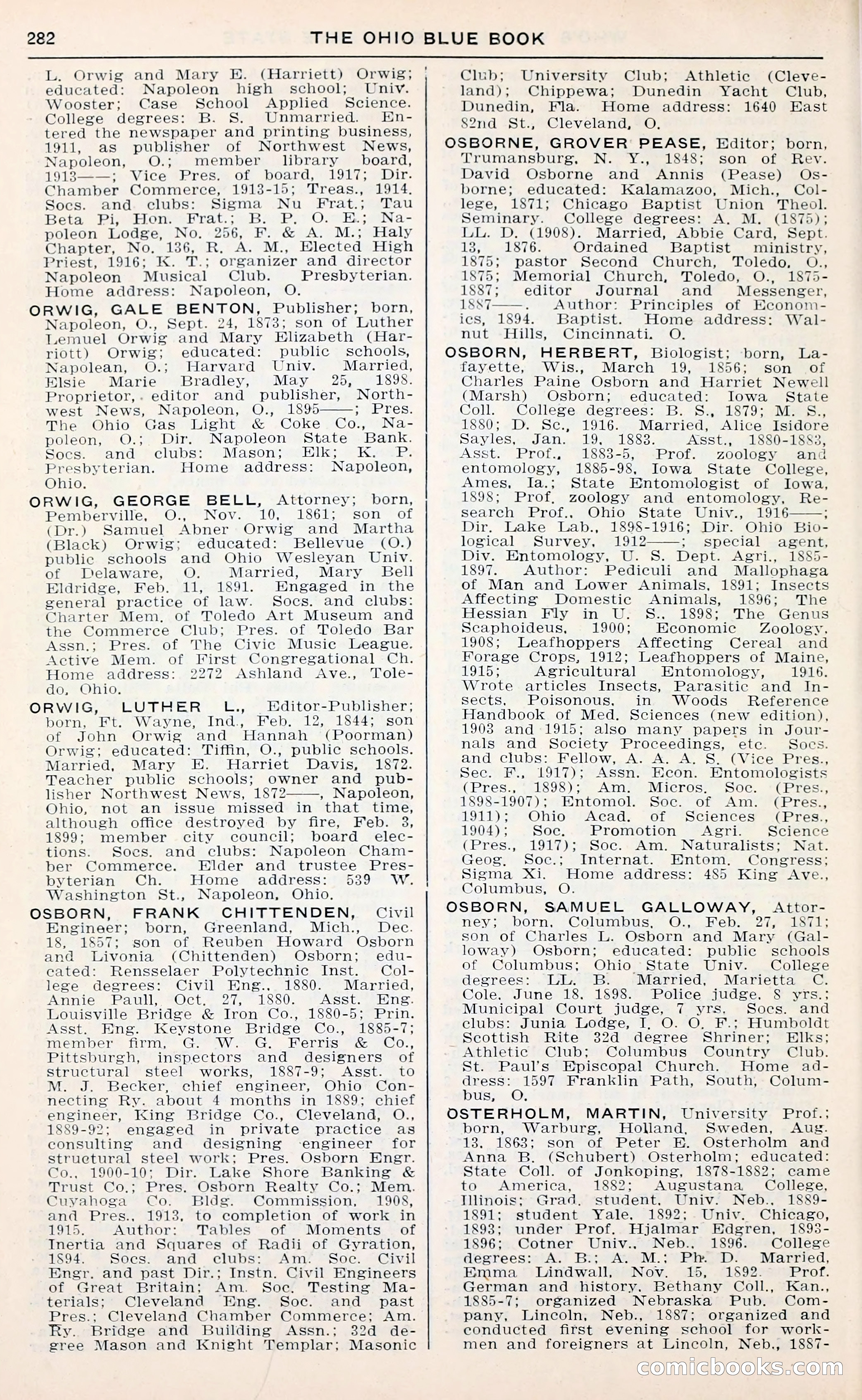 The Ohio Blue Book: Who's Who in the Buckeye State — page 286 of 396