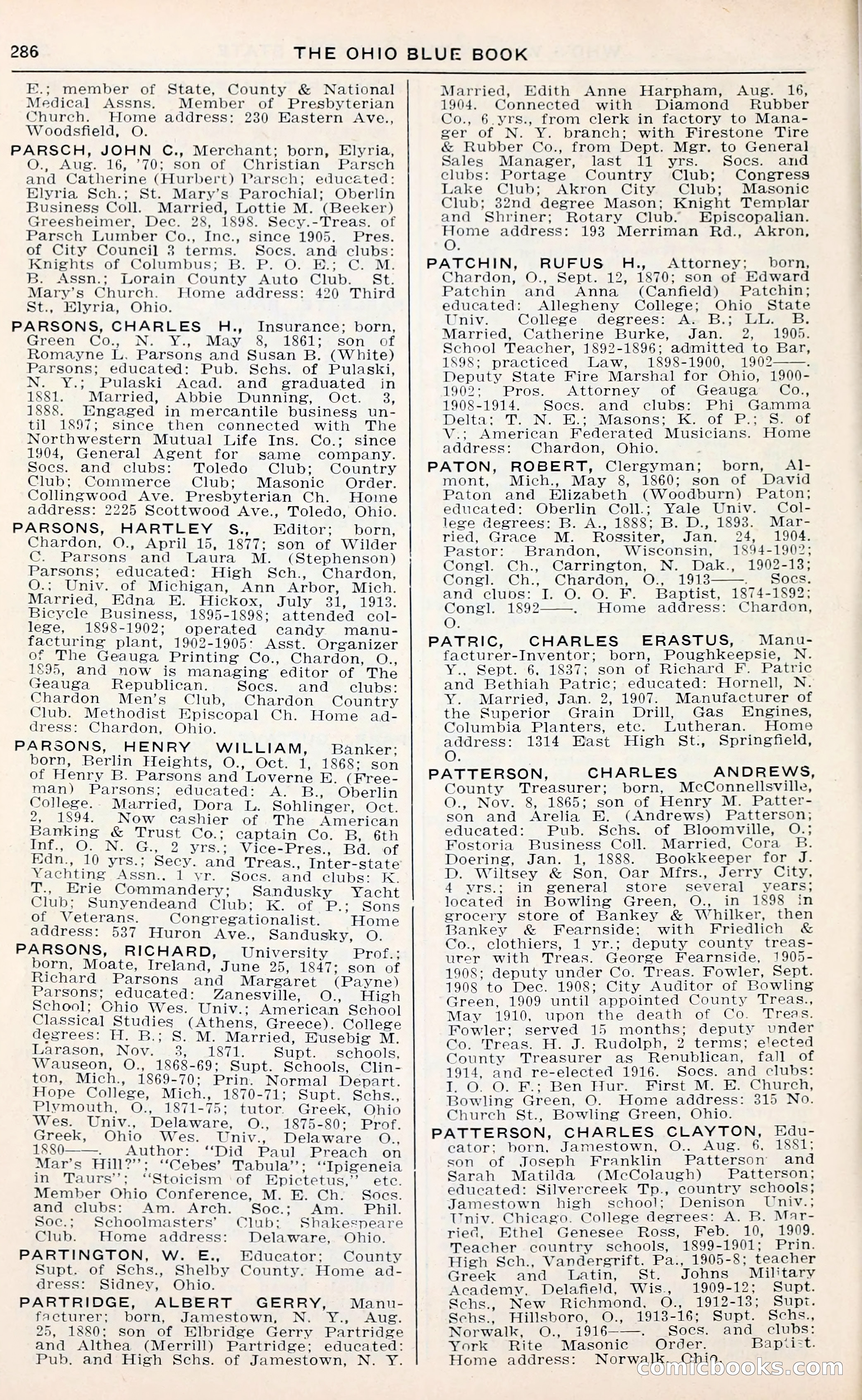 The Ohio Blue Book: Who's Who in the Buckeye State — page 290 of 396