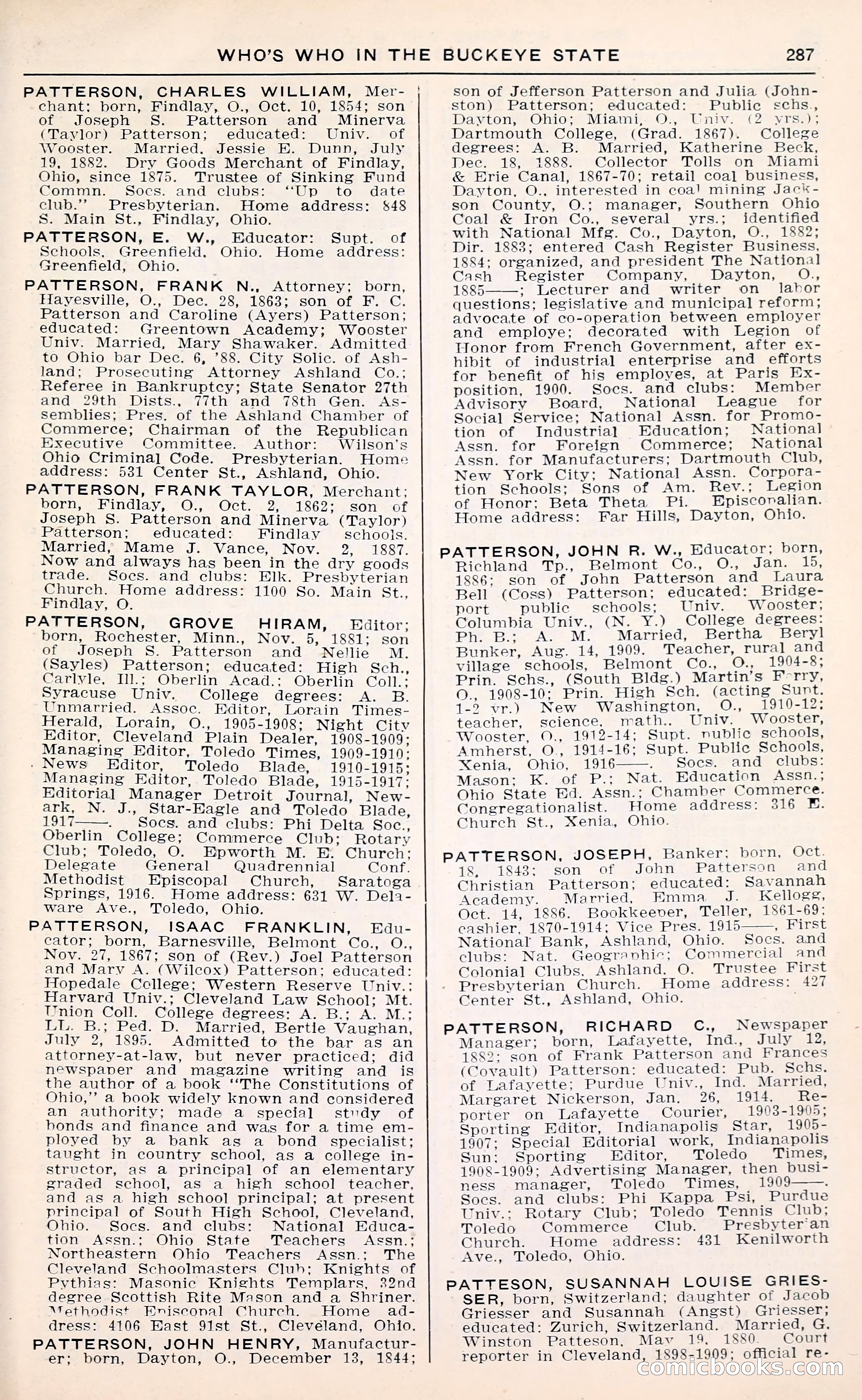 The Ohio Blue Book: Who's Who in the Buckeye State — page 291 of 396