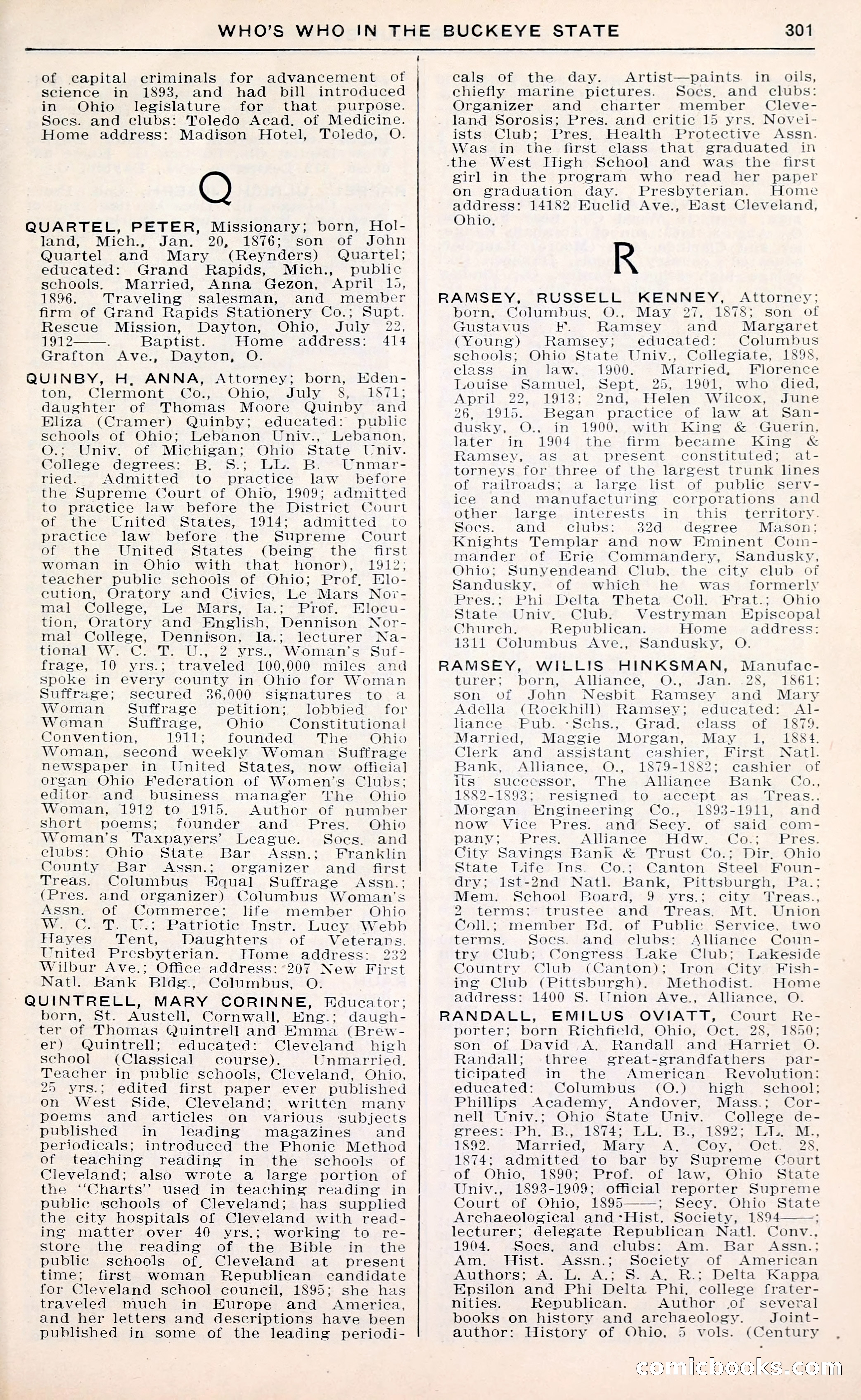 The Ohio Blue Book: Who's Who in the Buckeye State — page 305 of 396