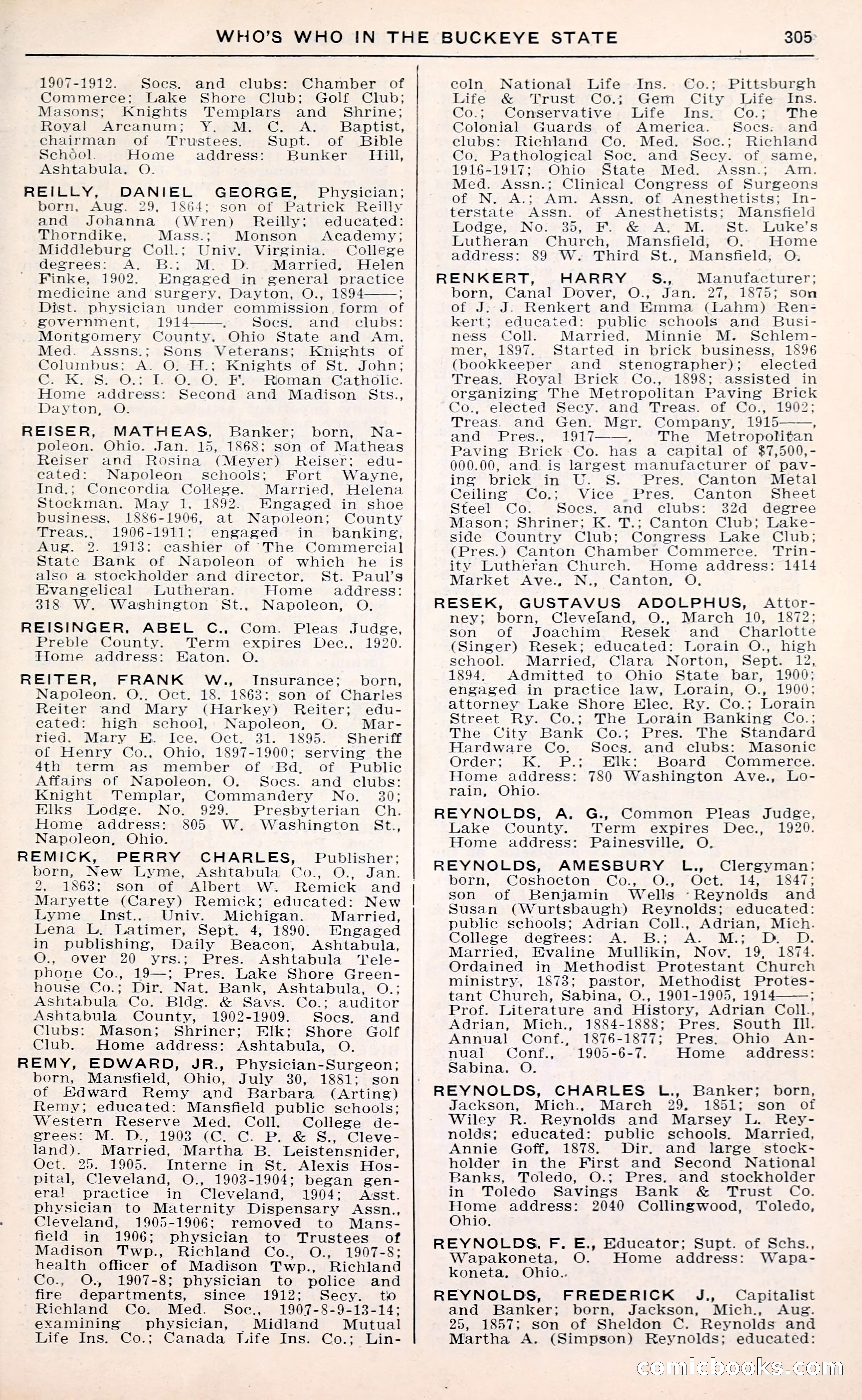 The Ohio Blue Book: Who's Who in the Buckeye State — page 309 of 396