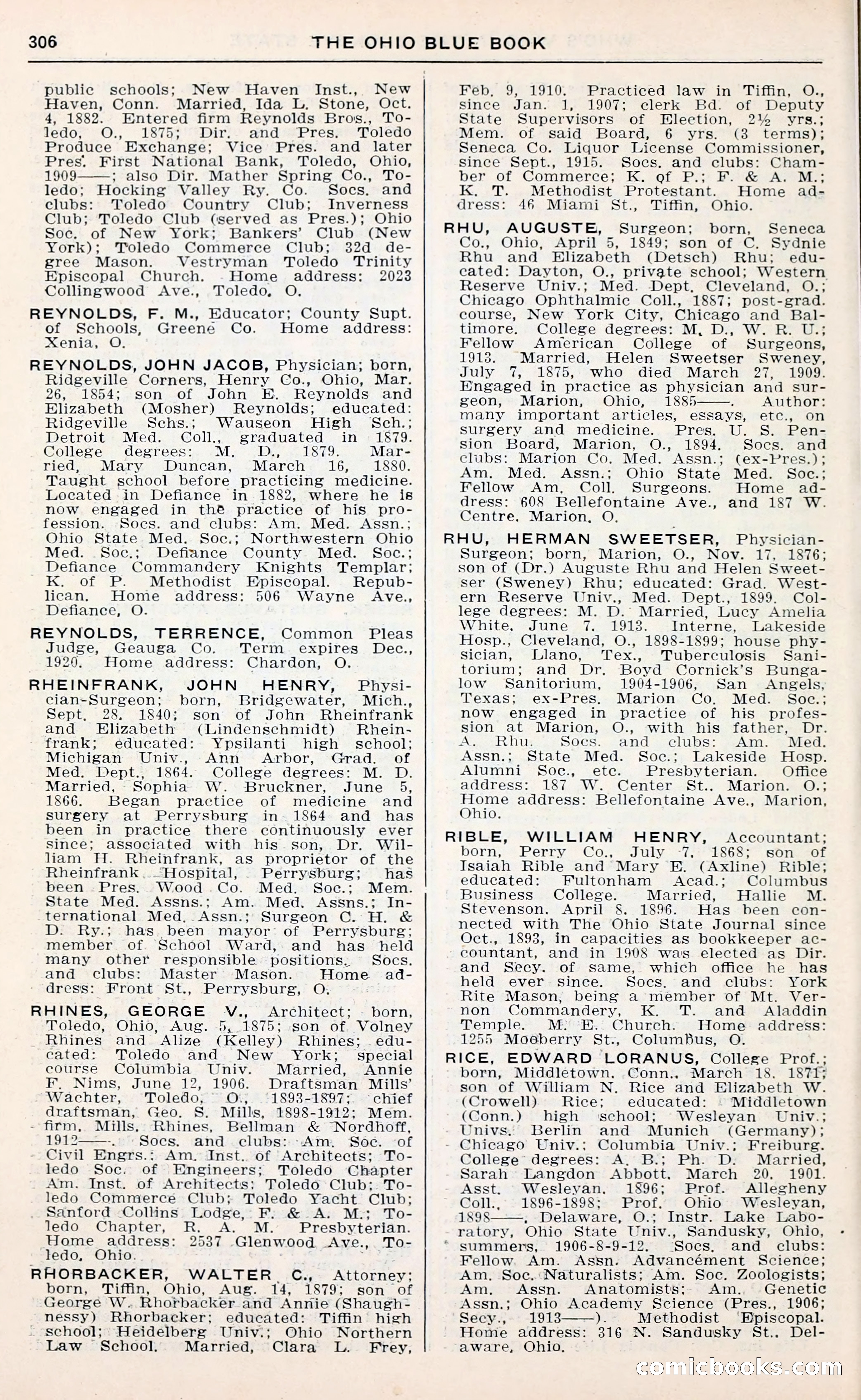 The Ohio Blue Book: Who's Who in the Buckeye State — page 310 of 396