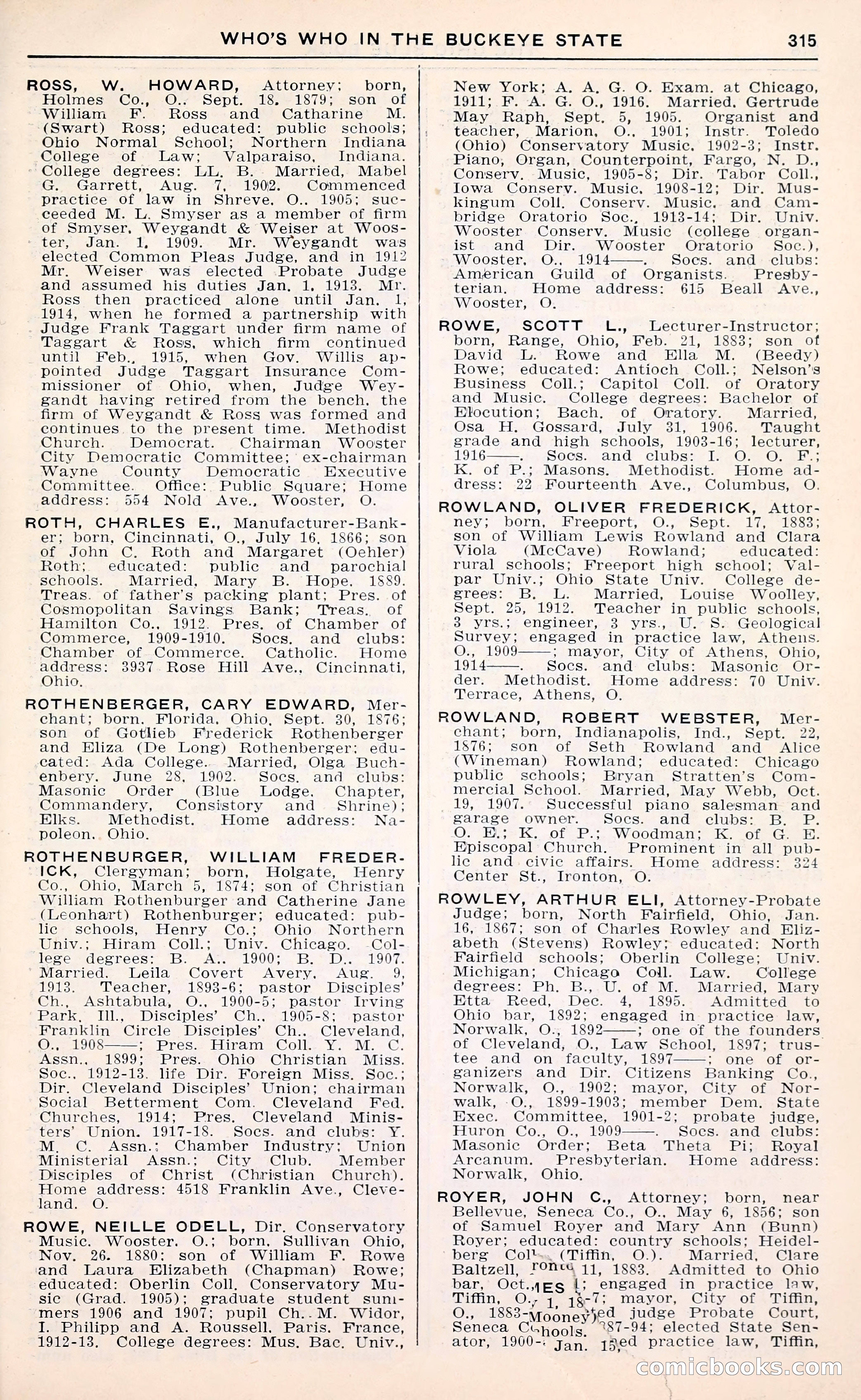 The Ohio Blue Book: Who's Who in the Buckeye State — page 319 of 396