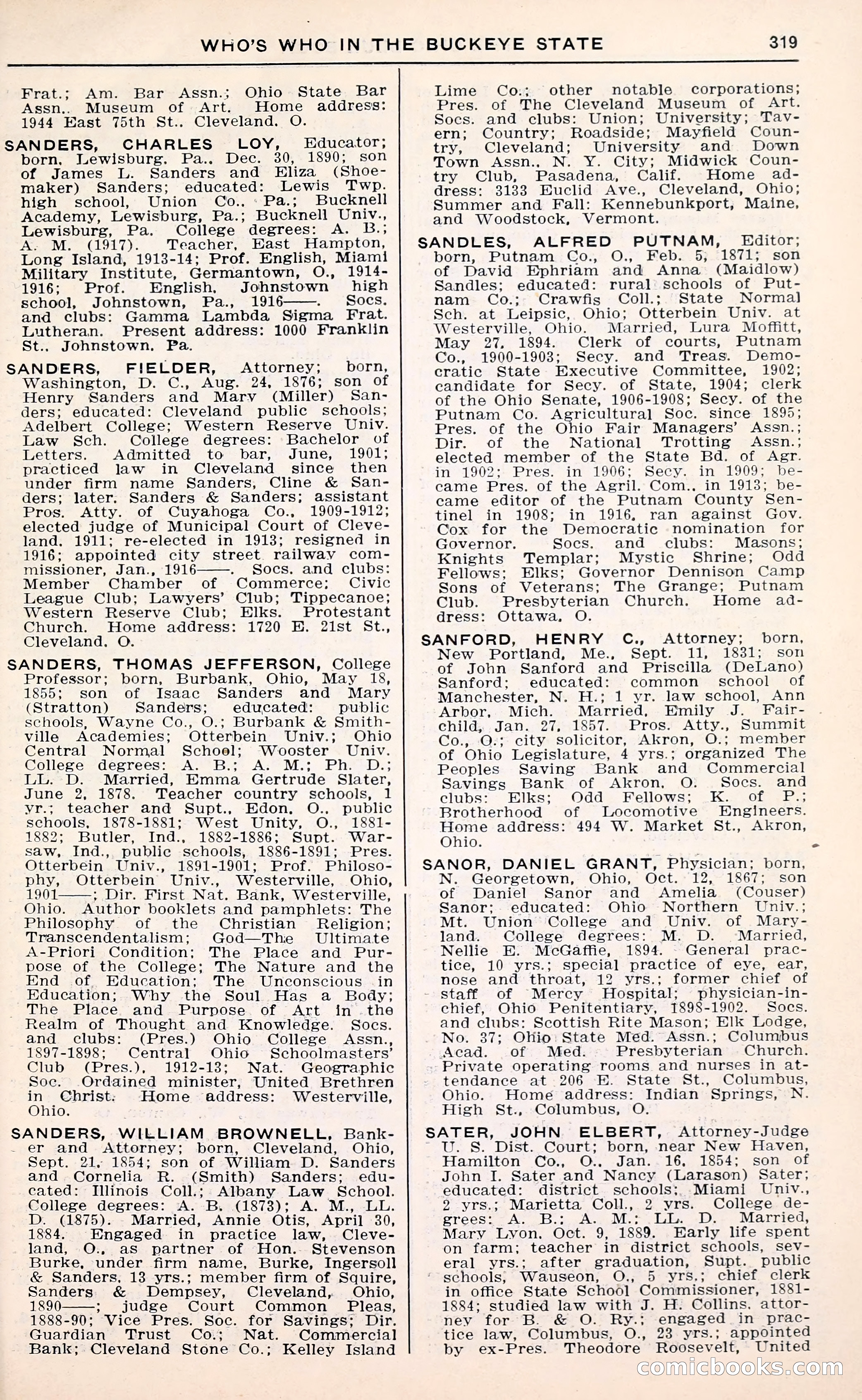 The Ohio Blue Book: Who's Who in the Buckeye State — page 323 of 396