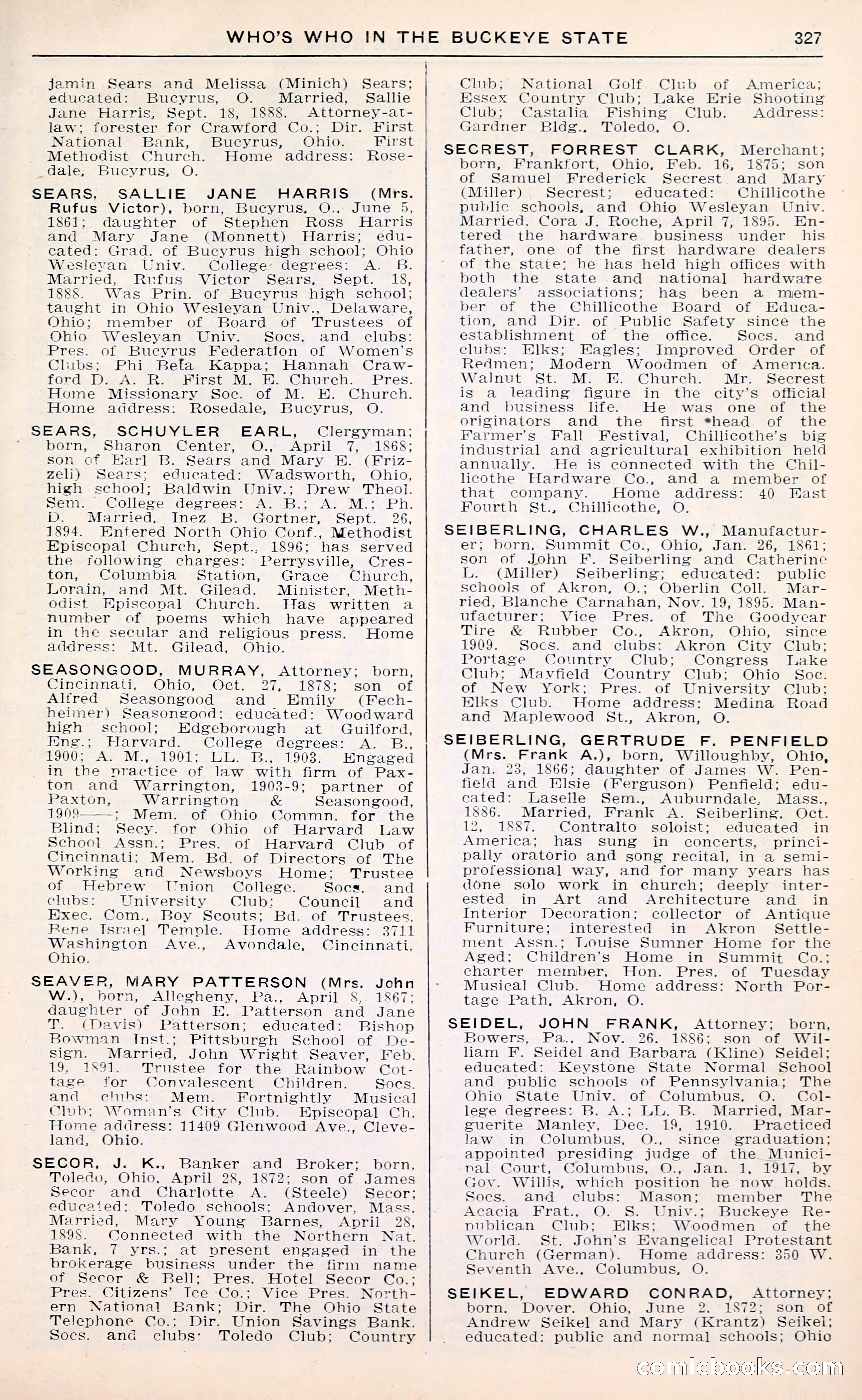The Ohio Blue Book: Who's Who in the Buckeye State — page 331 of 396