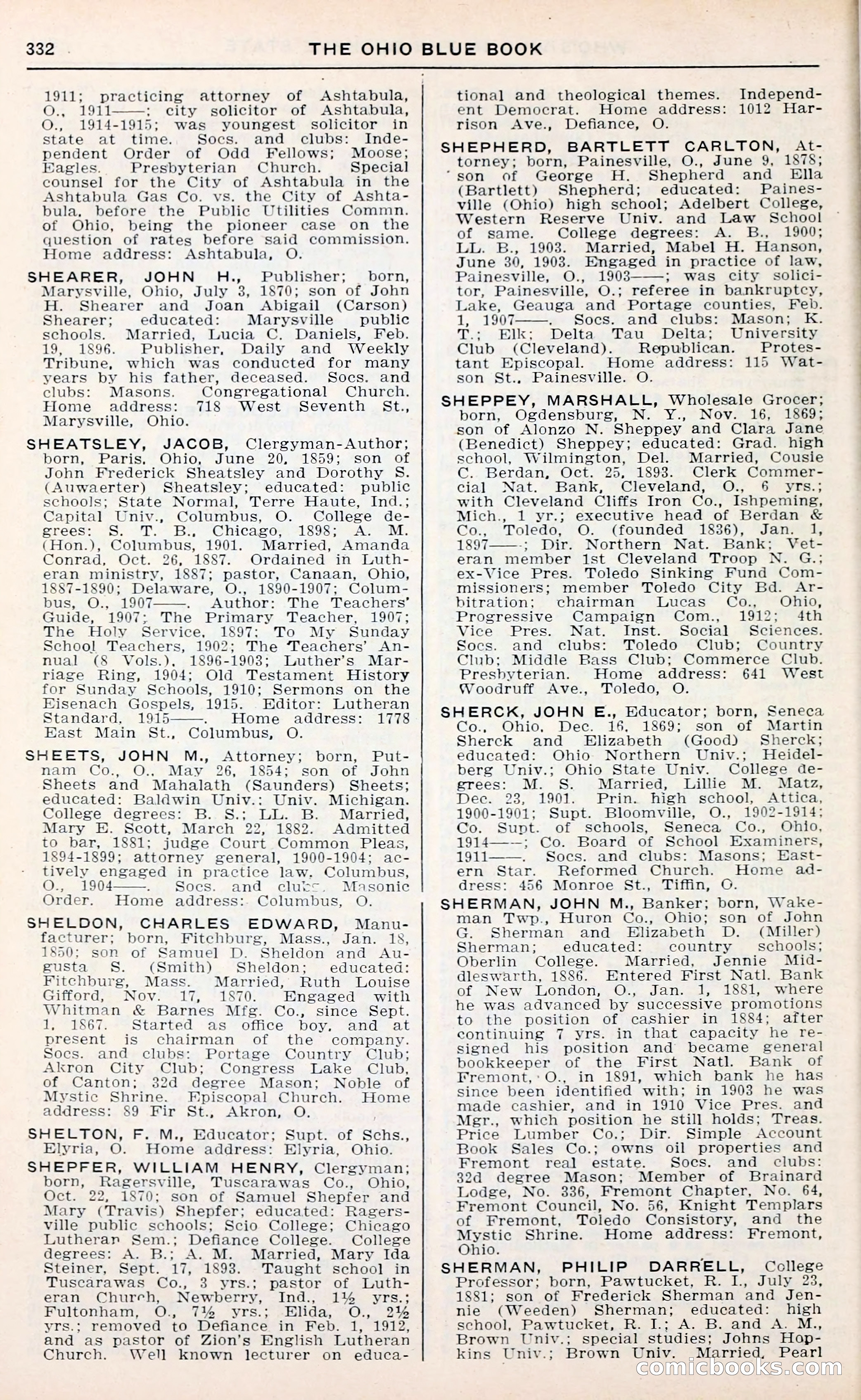 The Ohio Blue Book: Who's Who in the Buckeye State — page 336 of 396