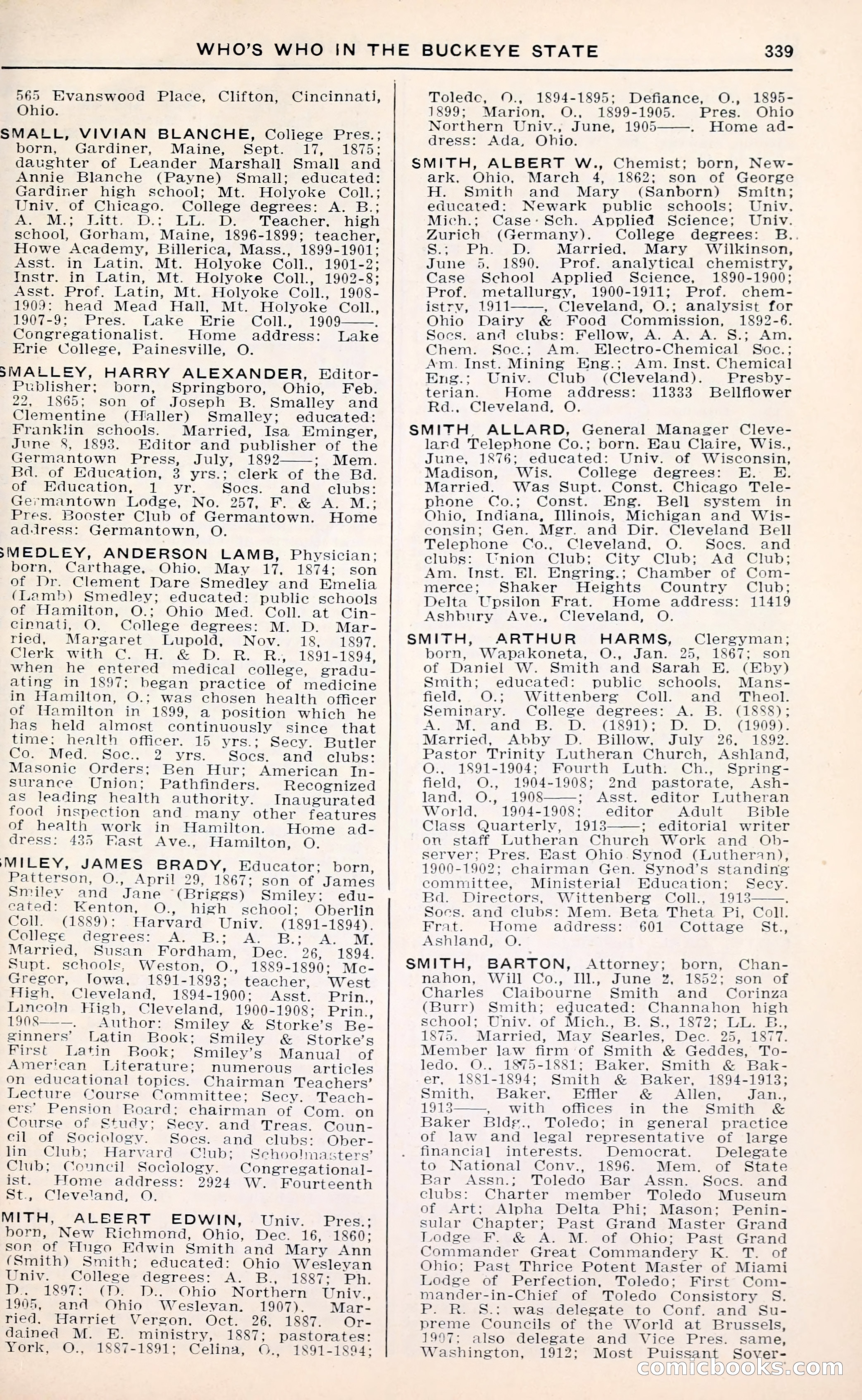 The Ohio Blue Book: Who's Who in the Buckeye State — page 343 of 396