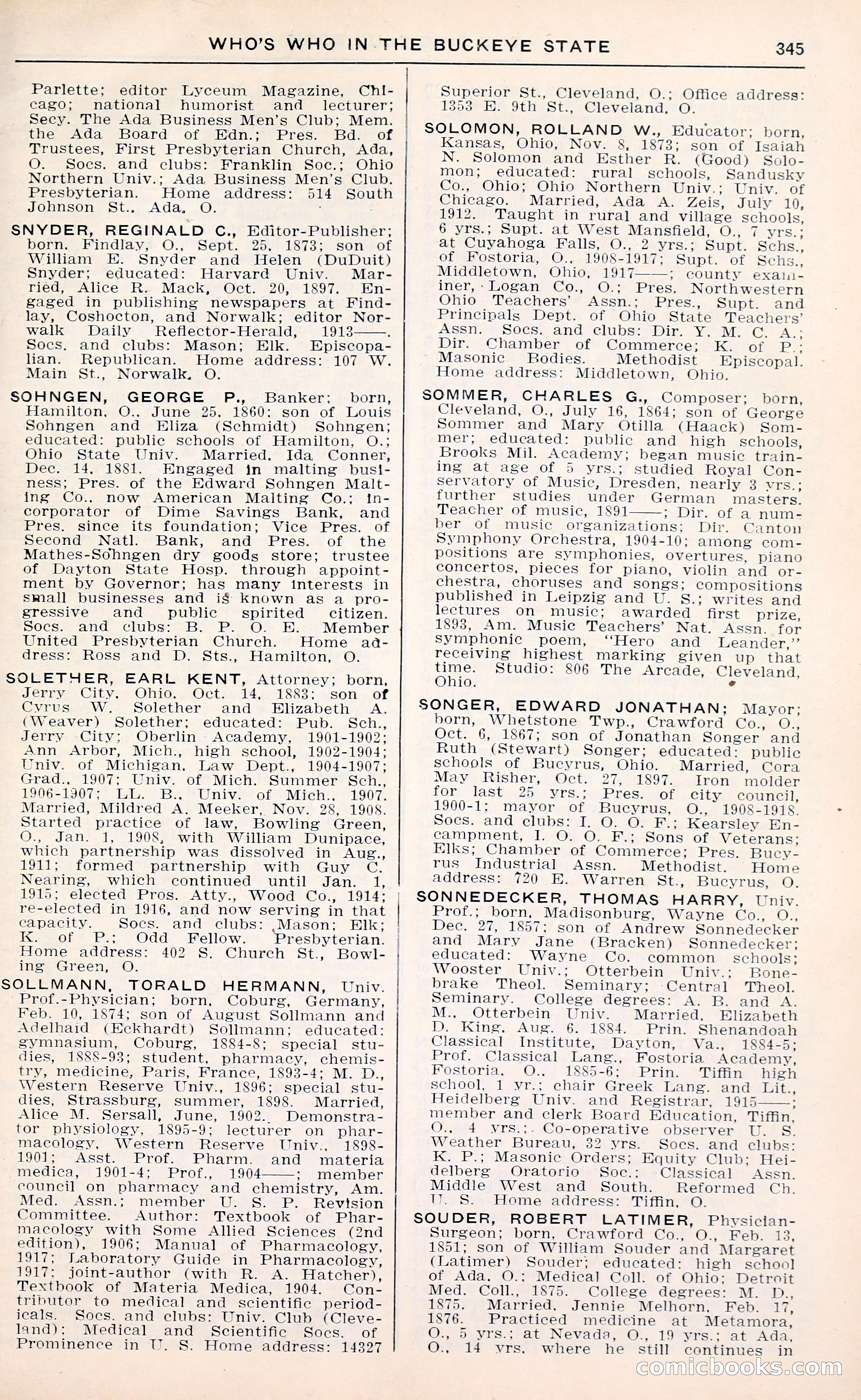 The Ohio Blue Book: Who's Who in the Buckeye State — page 349 of 396