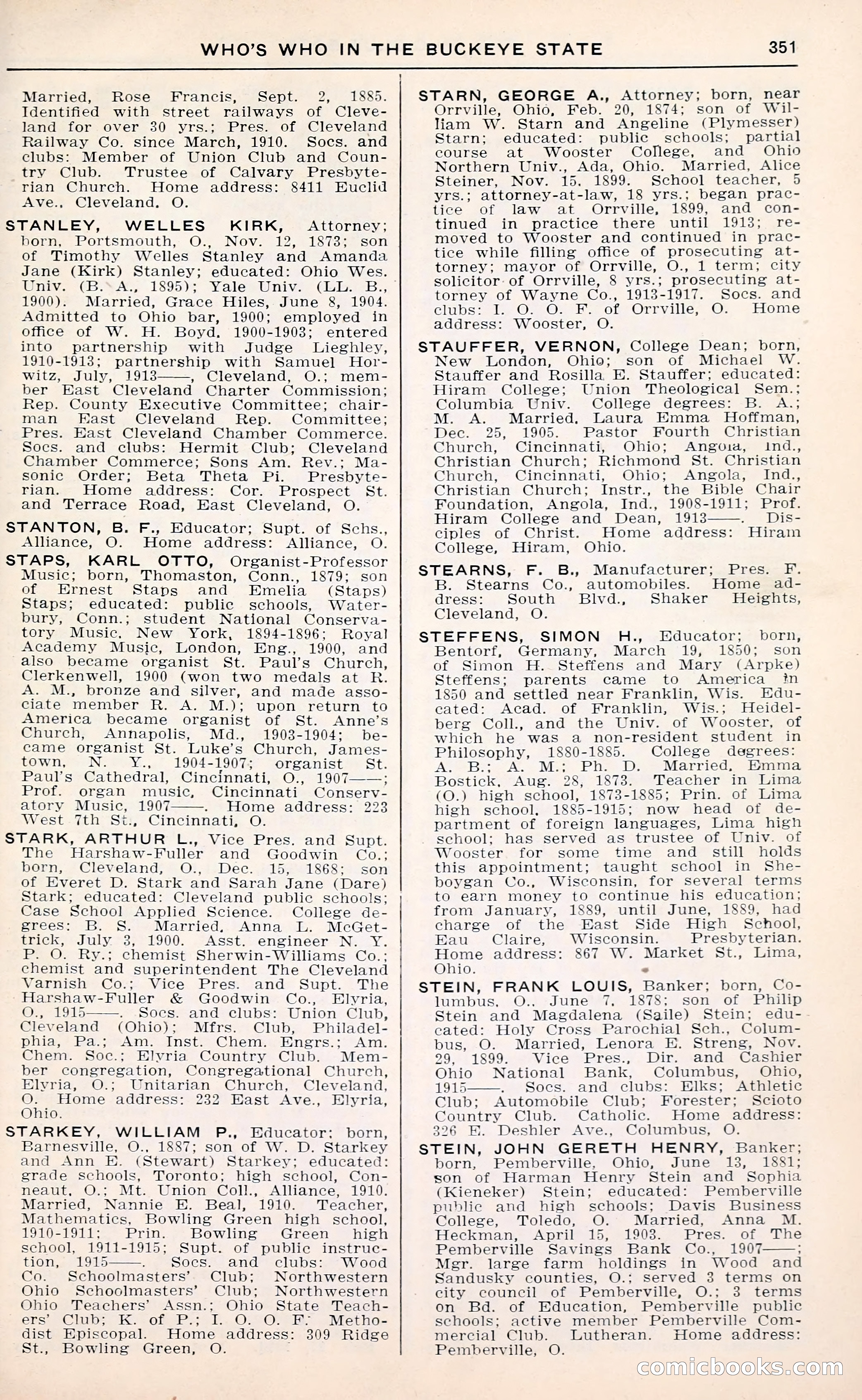 The Ohio Blue Book: Who's Who in the Buckeye State — page 355 of 396