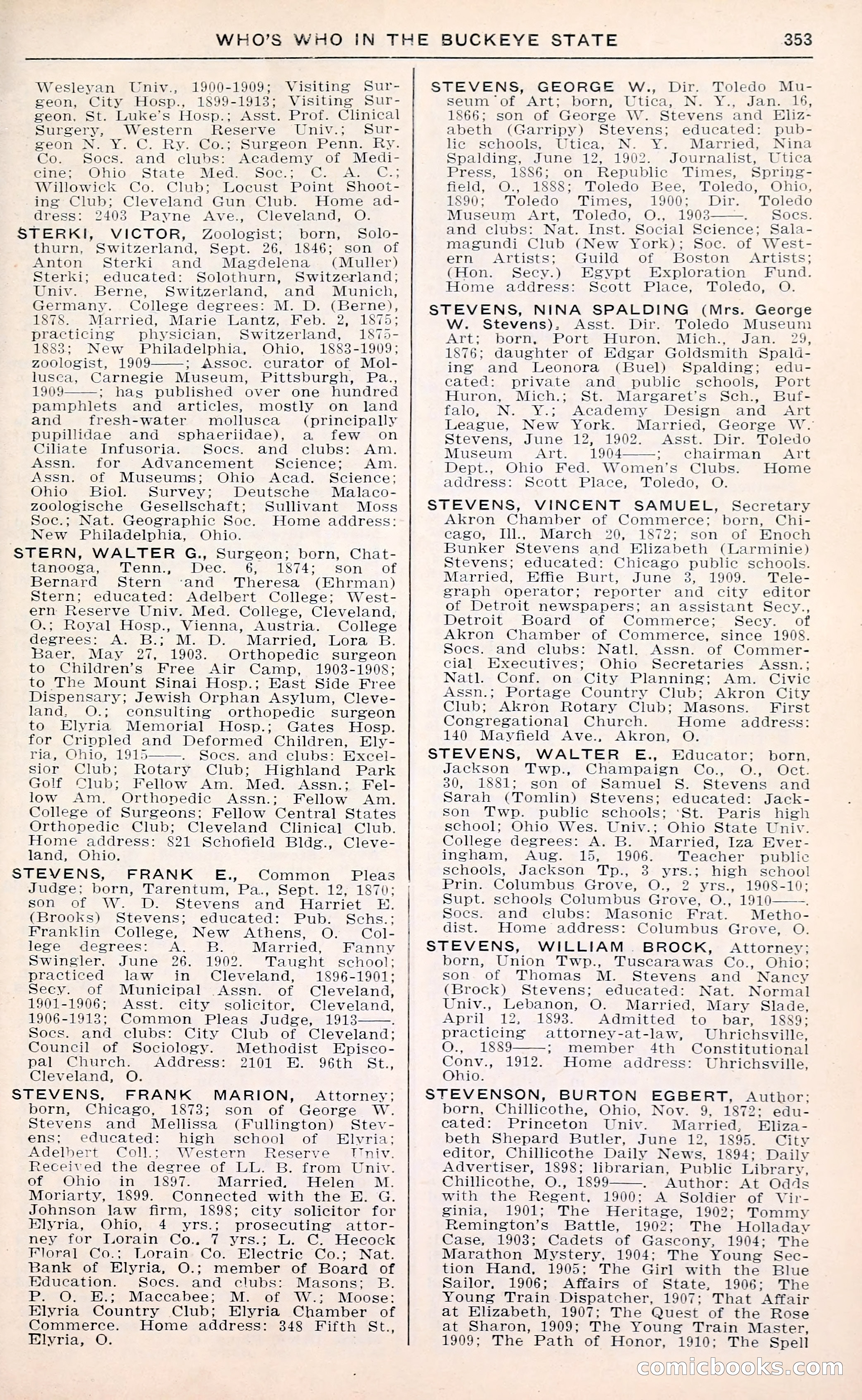The Ohio Blue Book: Who's Who in the Buckeye State — page 357 of 396