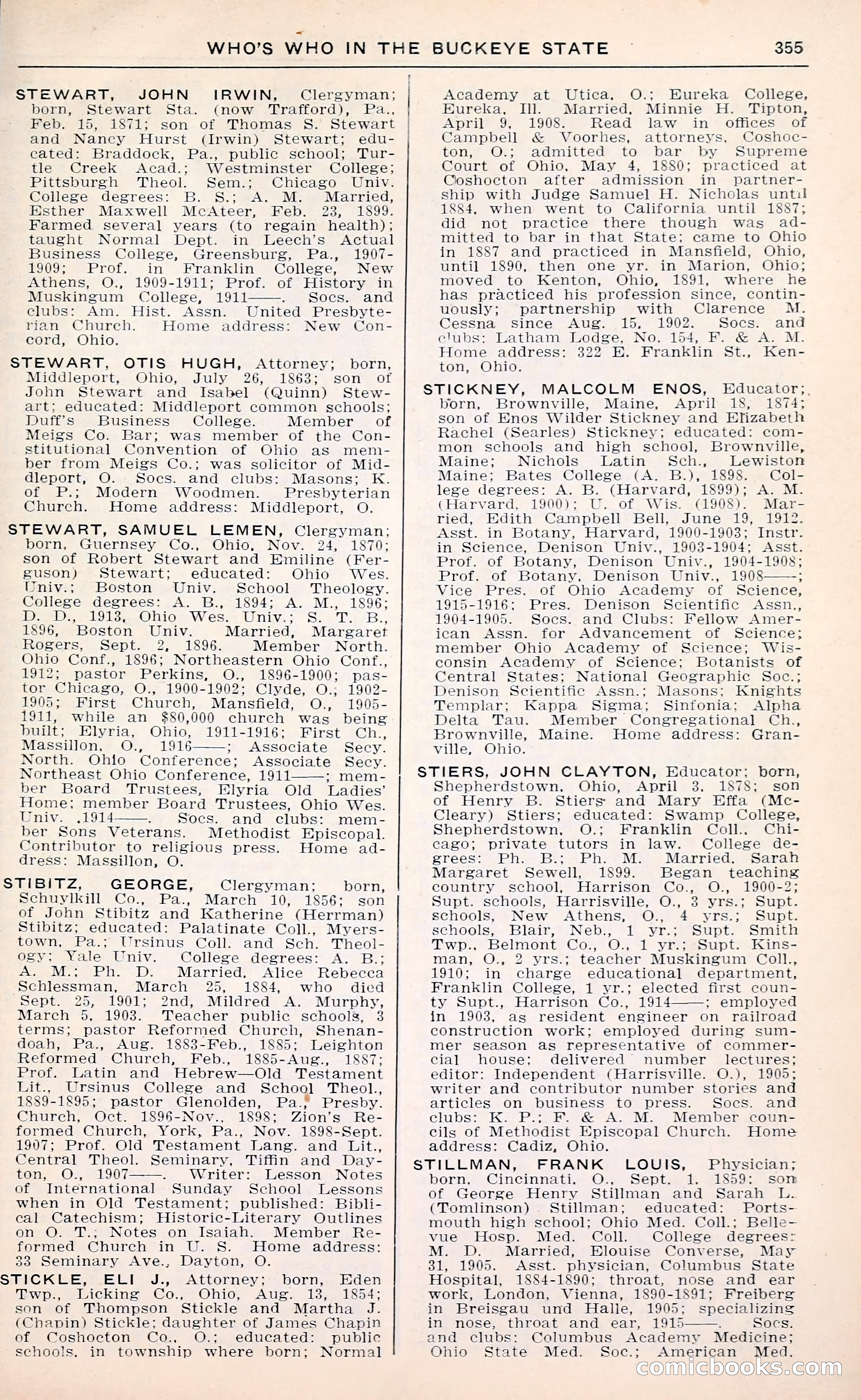 The Ohio Blue Book: Who's Who in the Buckeye State — page 359 of 396