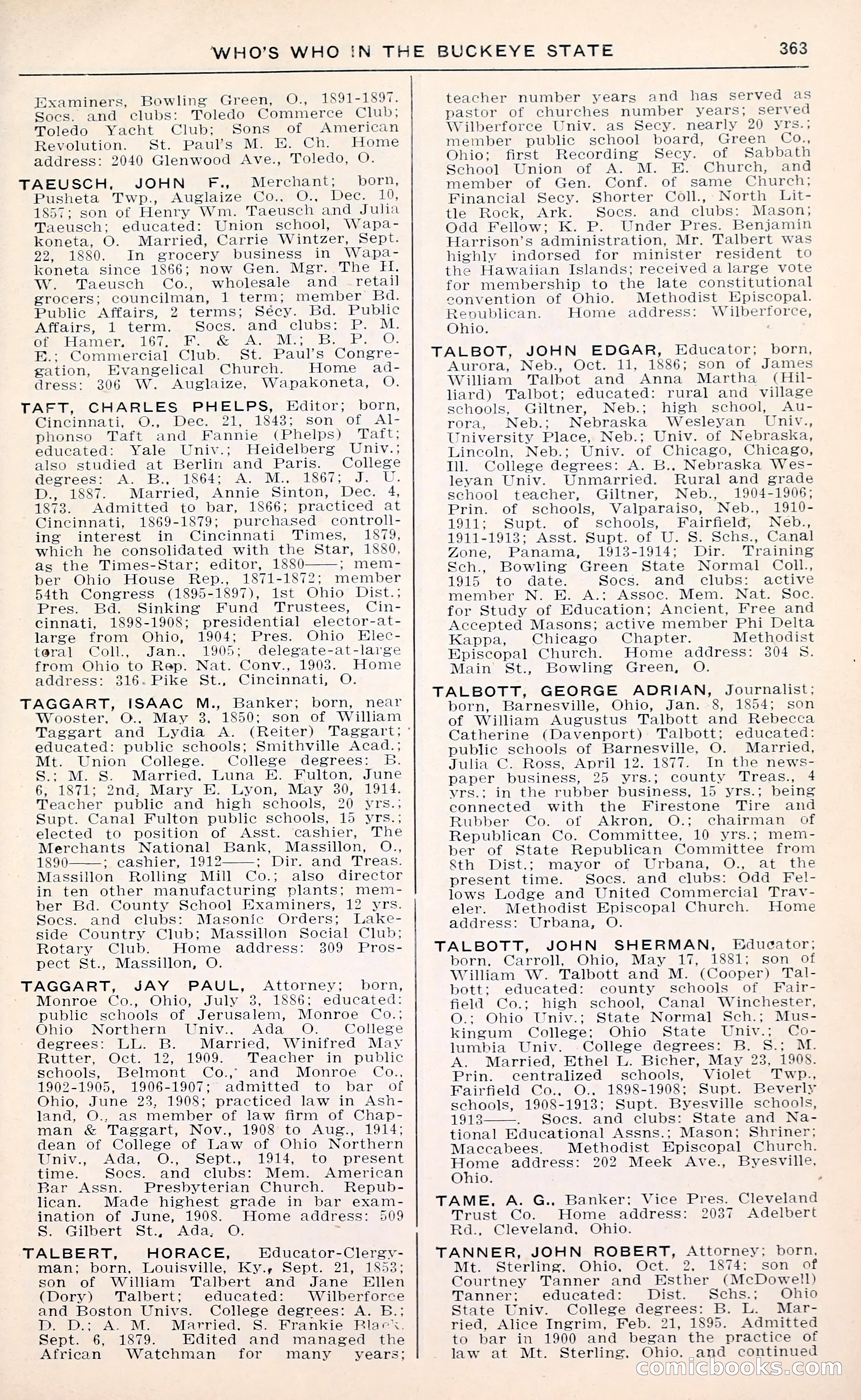 The Ohio Blue Book: Who's Who in the Buckeye State — page 367 of 396