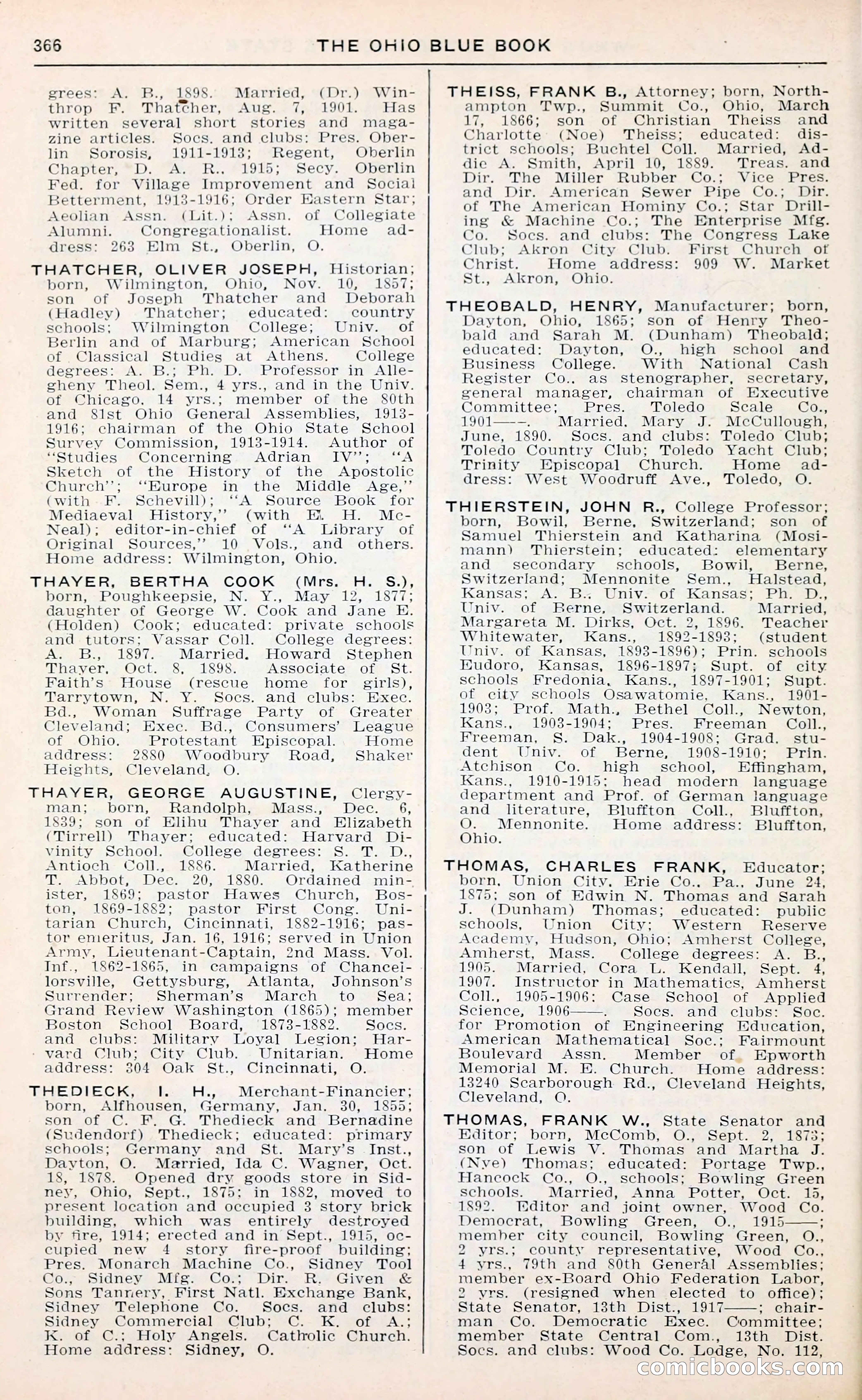 The Ohio Blue Book: Who's Who in the Buckeye State — page 370 of 396
