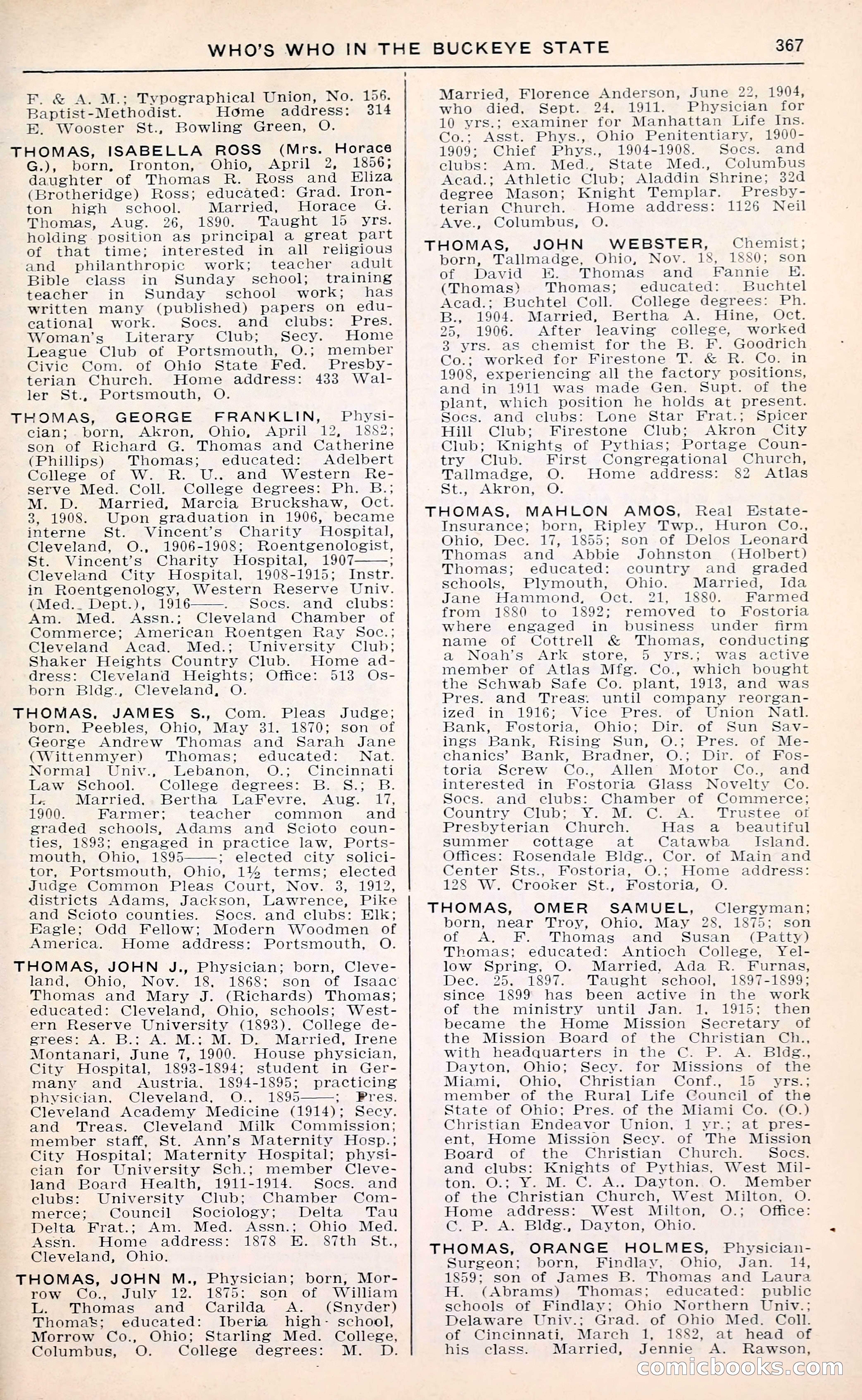 The Ohio Blue Book: Who's Who in the Buckeye State — page 371 of 396