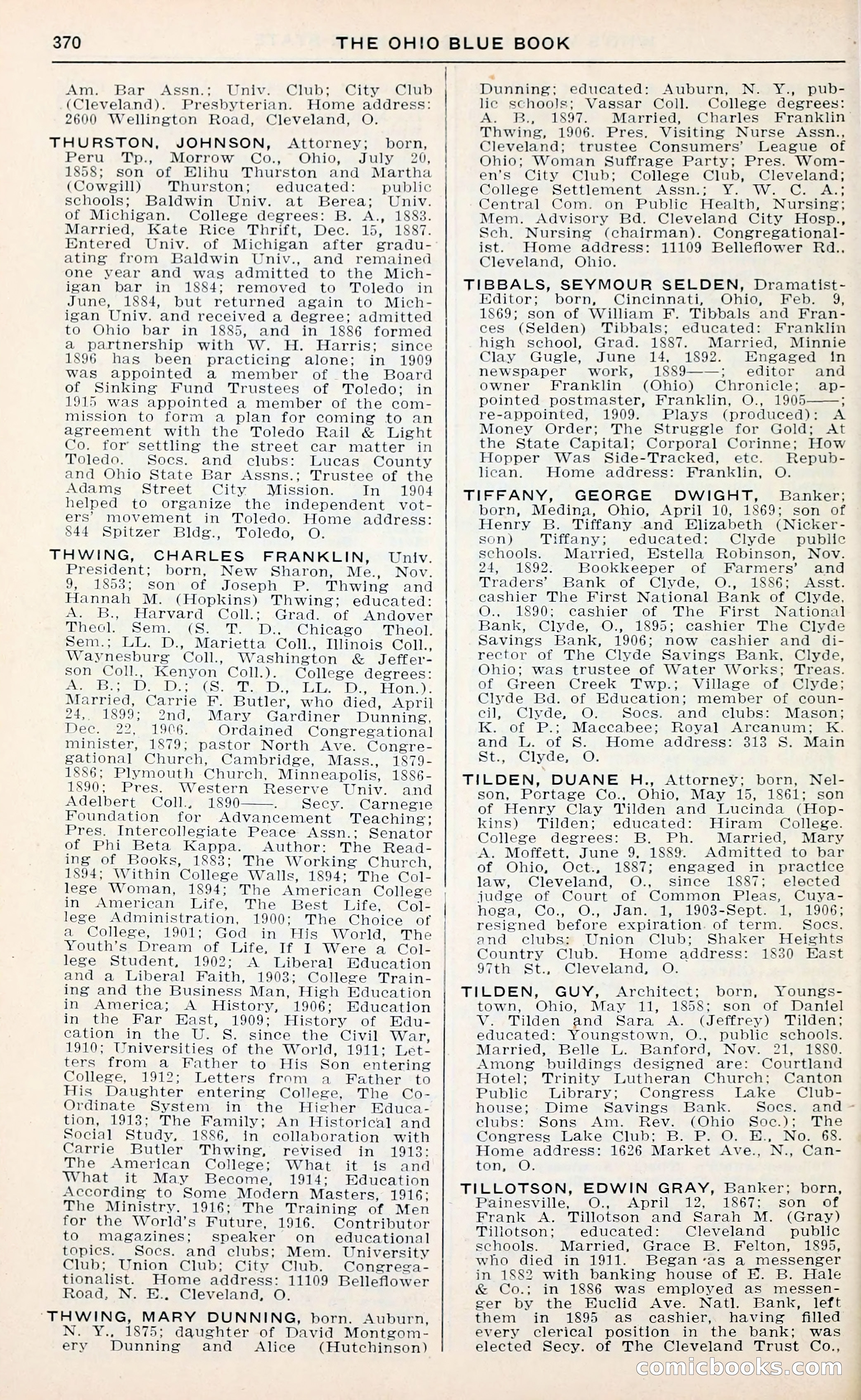 The Ohio Blue Book: Who's Who in the Buckeye State — page 374 of 396