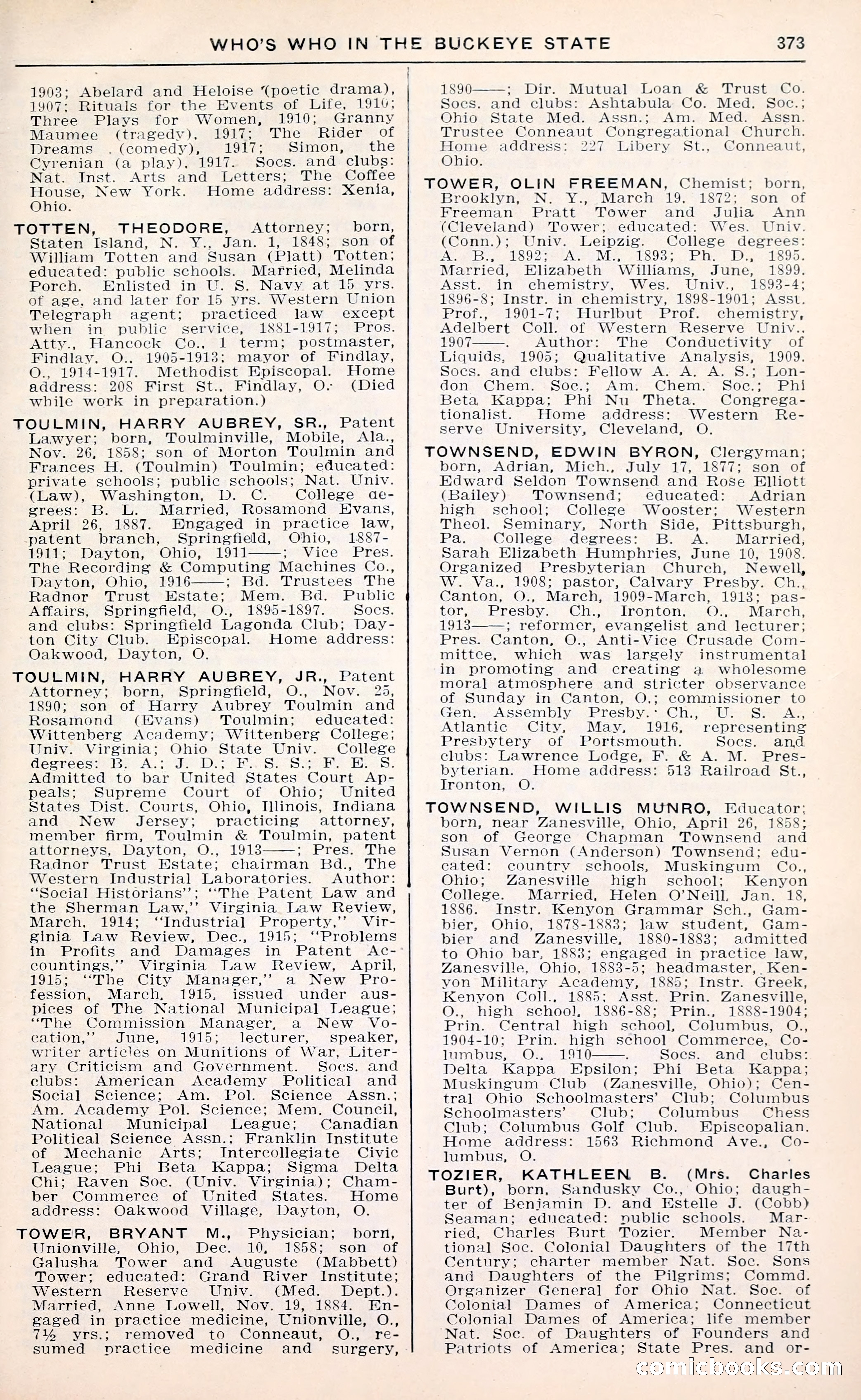 The Ohio Blue Book: Who's Who in the Buckeye State — page 377 of 396