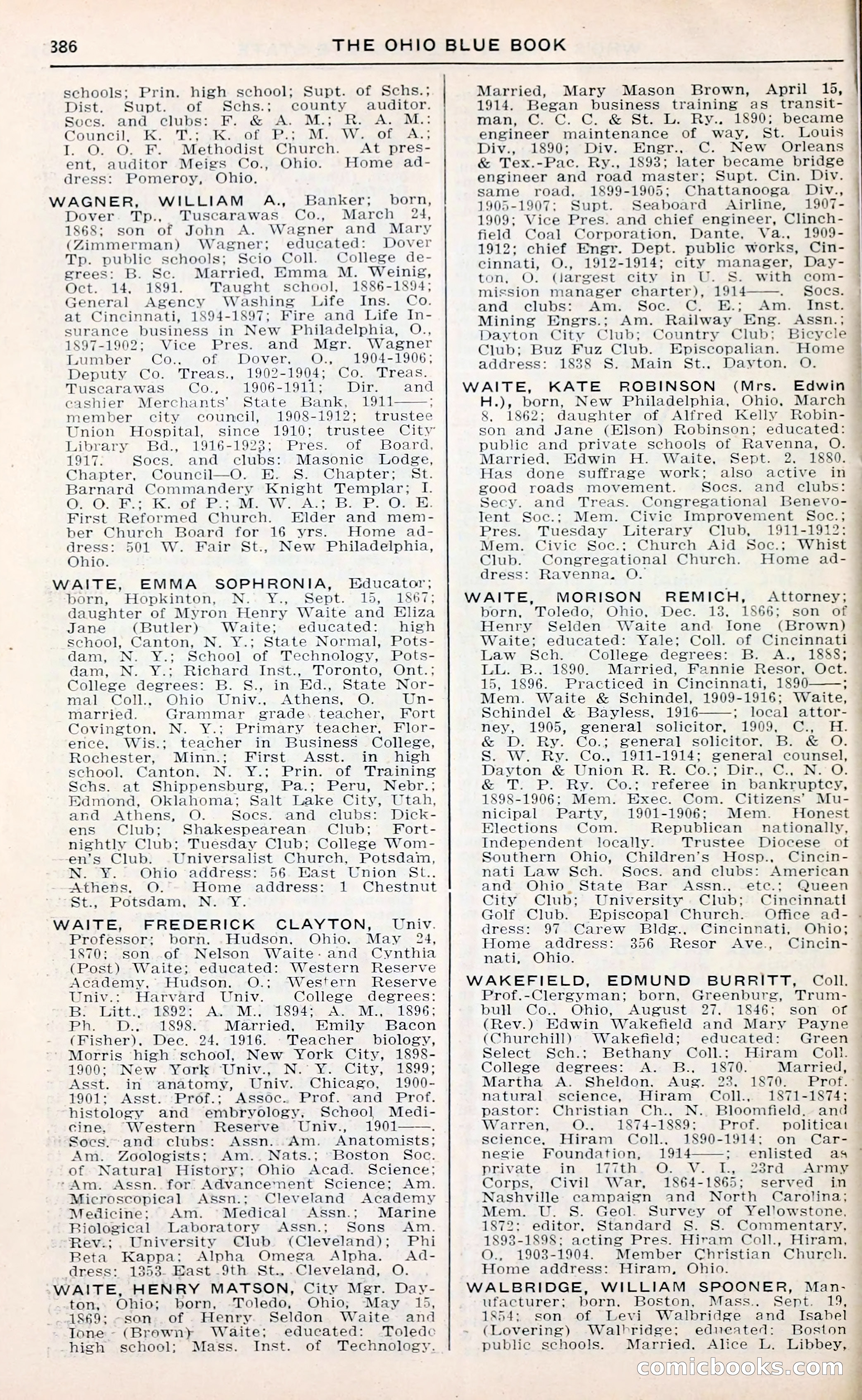 The Ohio Blue Book: Who's Who in the Buckeye State — page 390 of 396