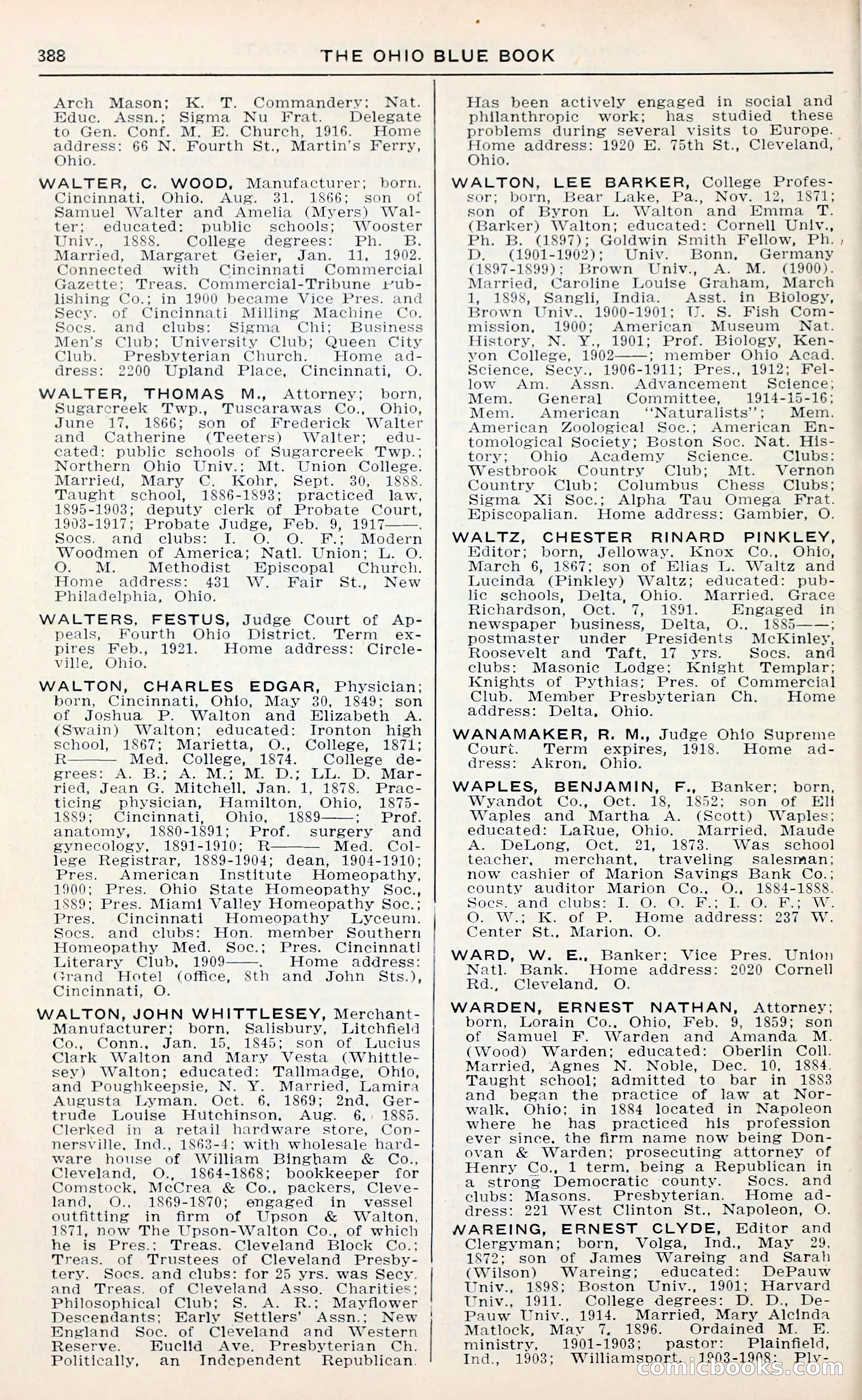 The Ohio Blue Book: Who's Who in the Buckeye State — page 392 of 396