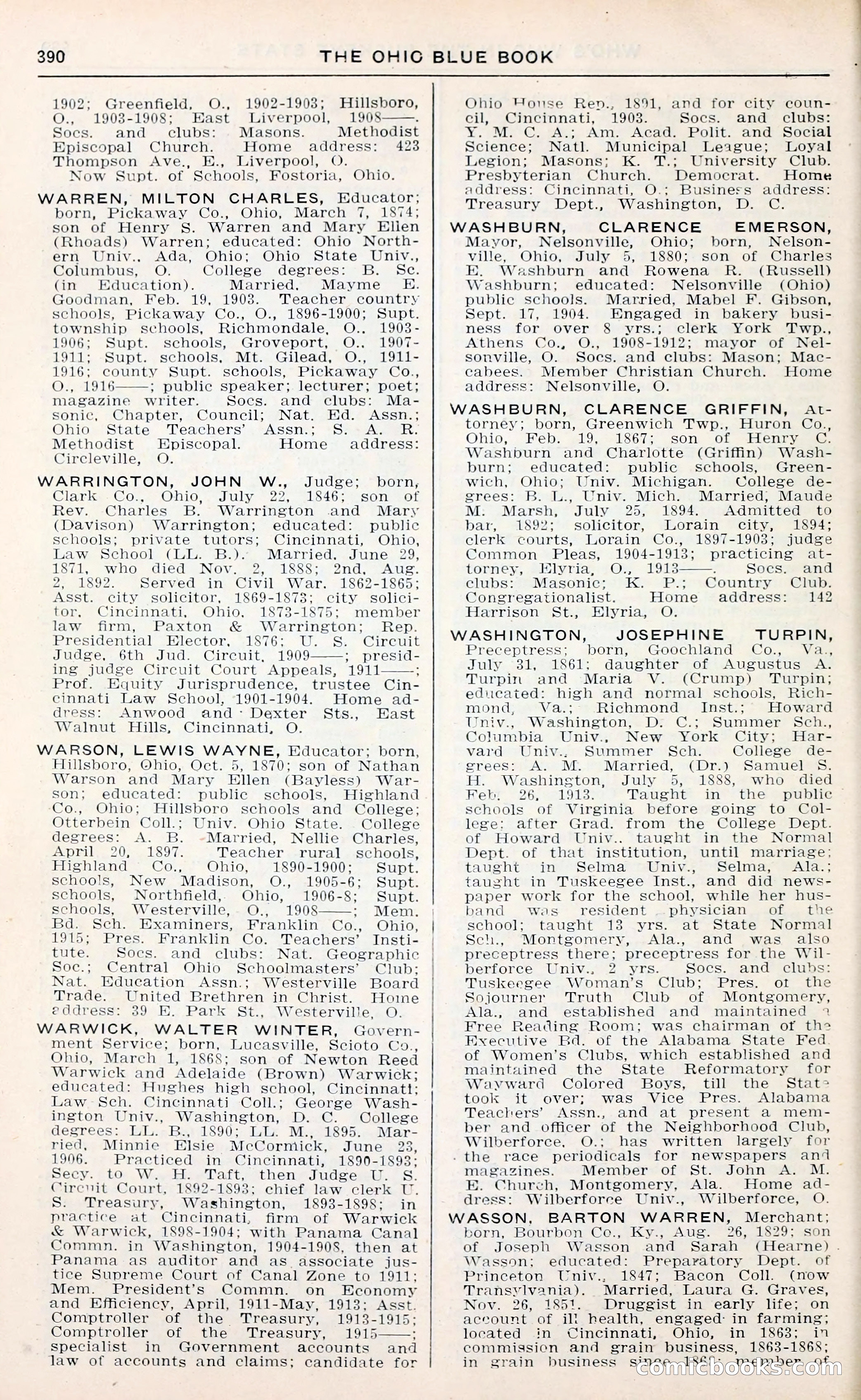The Ohio Blue Book: Who's Who in the Buckeye State — page 394 of 396