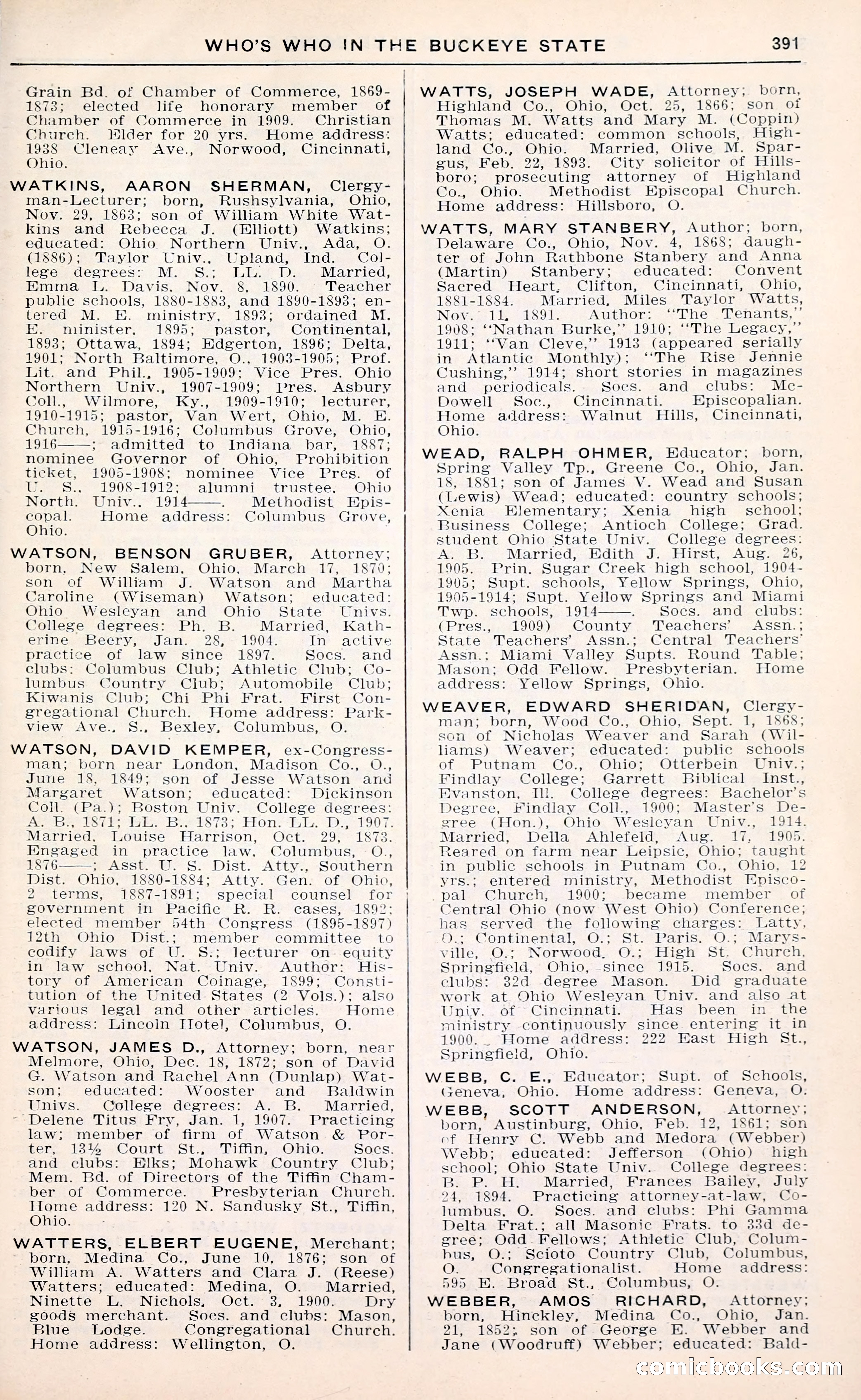 The Ohio Blue Book: Who's Who in the Buckeye State — page 395 of 396