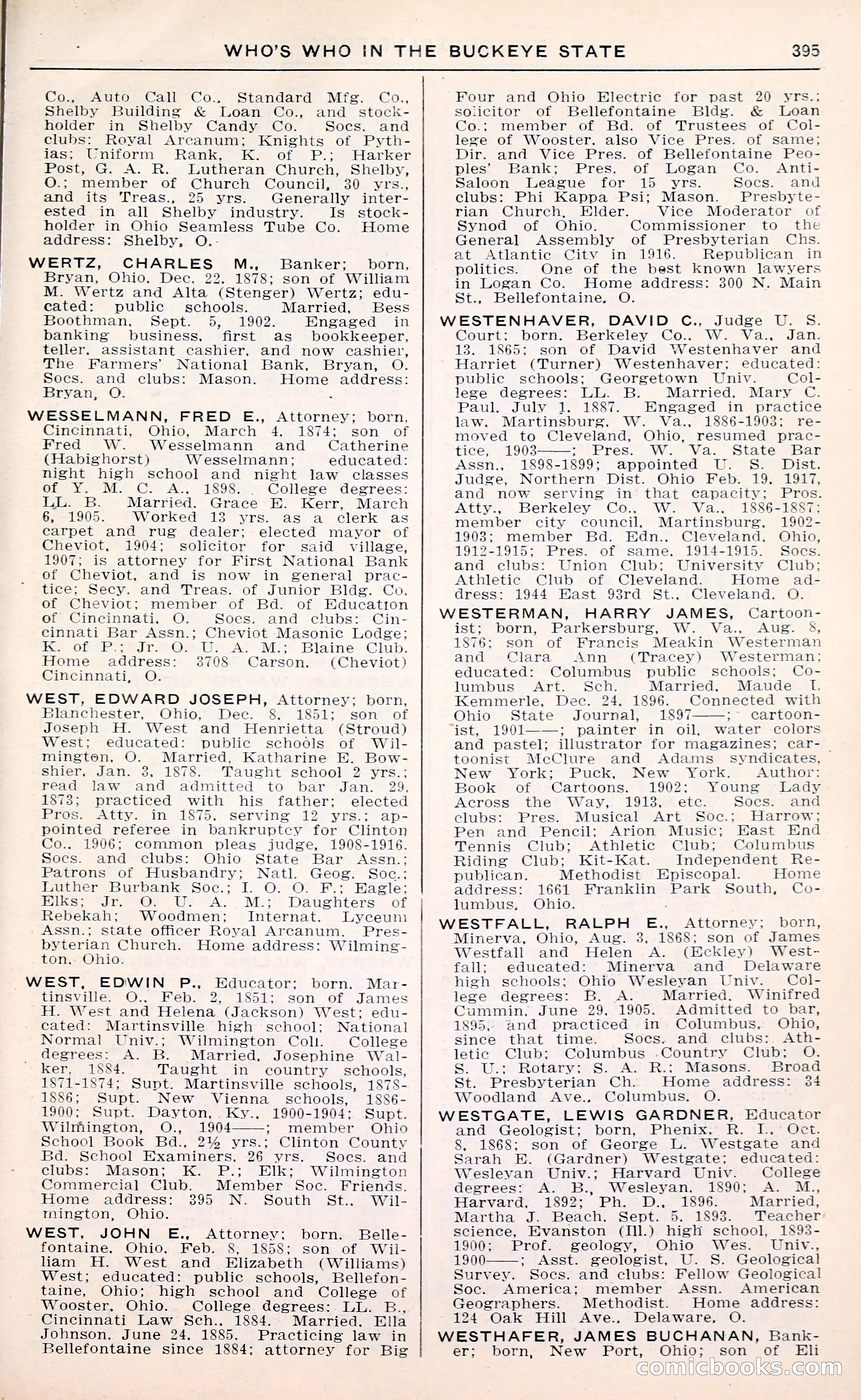 The Ohio Blue Book: Who's Who in the Buckeye State — page 399 of 396
