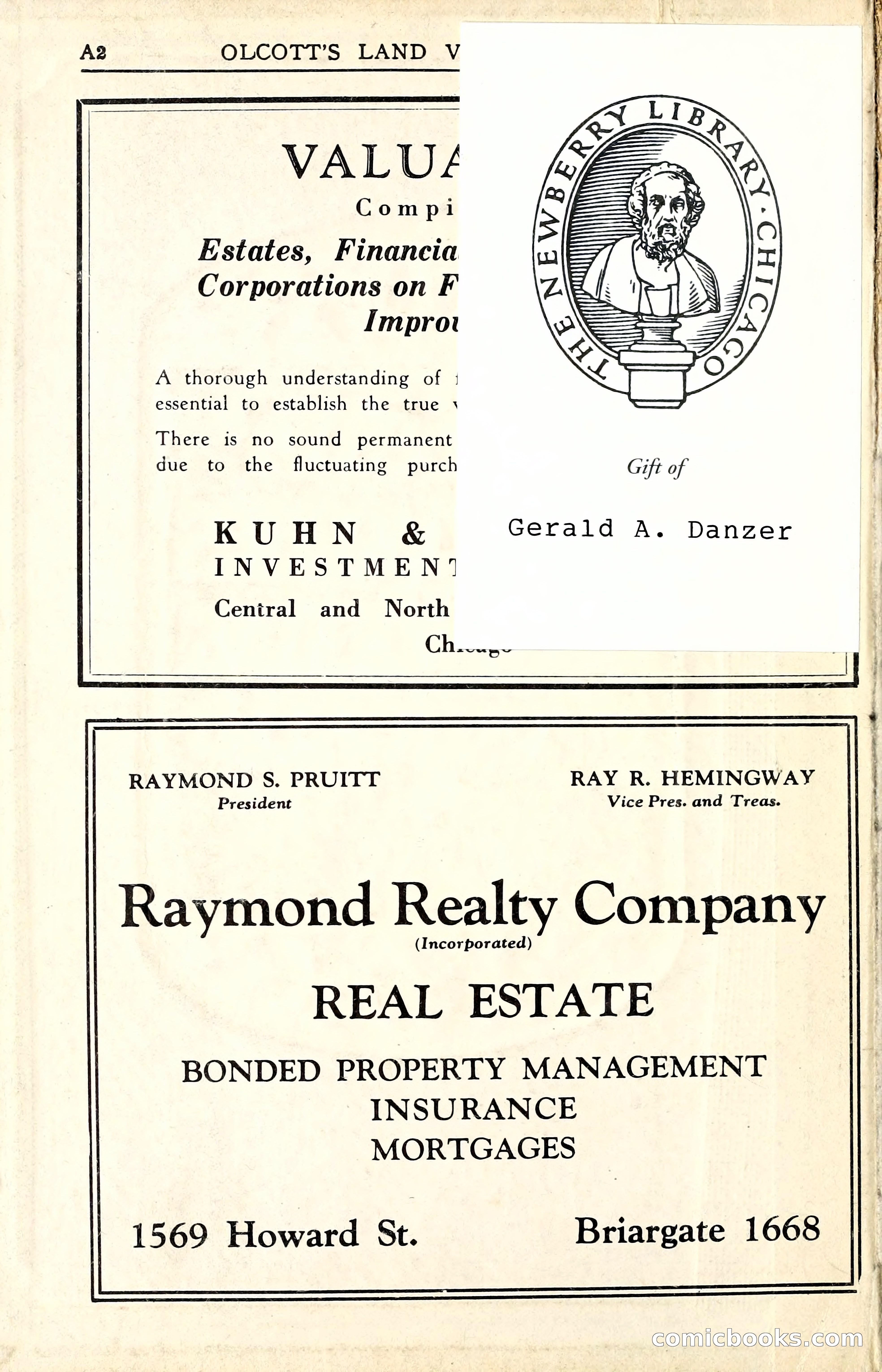 Olcott's Land Values Blue Book of Chicago — page 3 of 399
