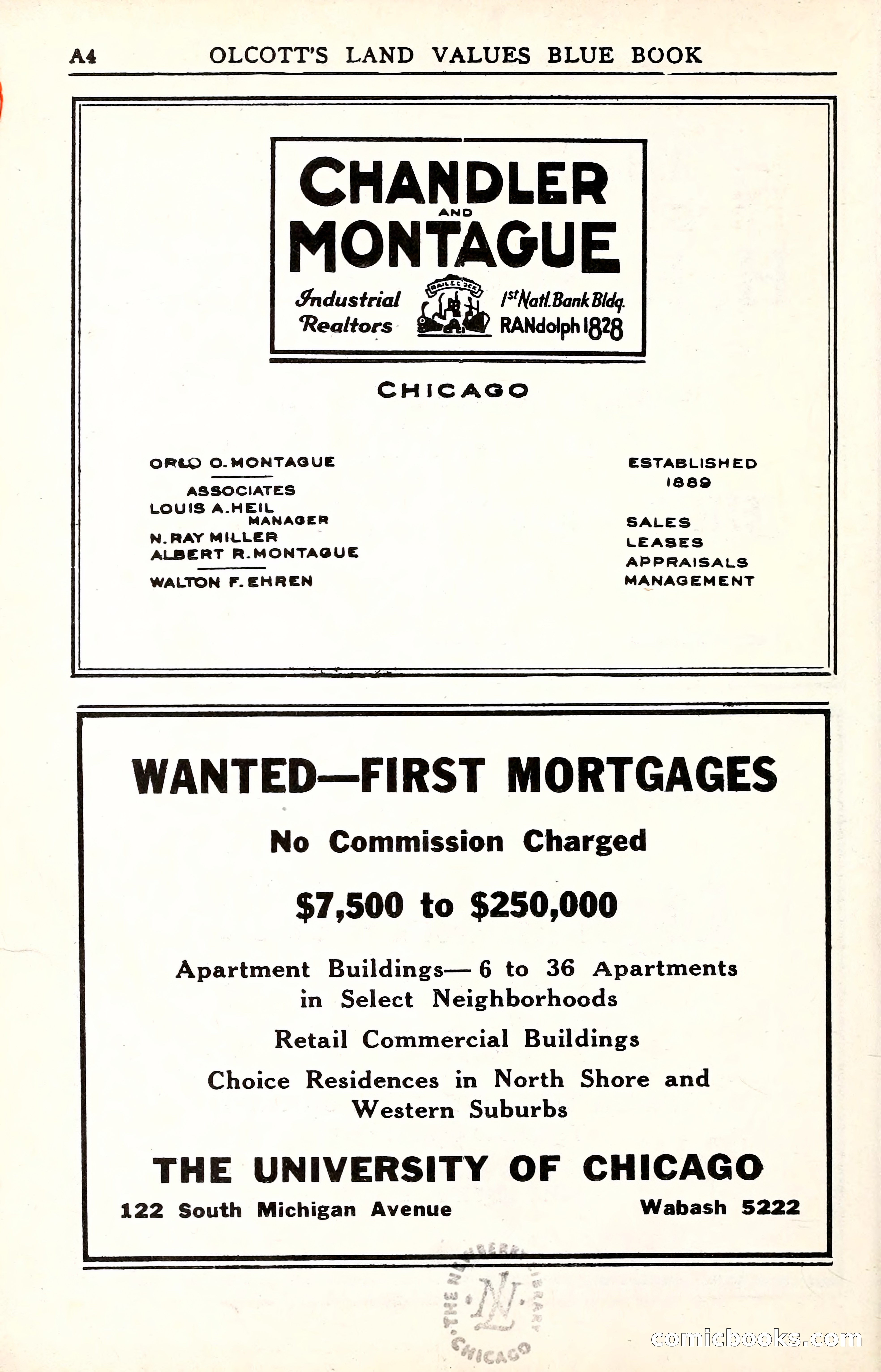 Olcott's Land Values Blue Book of Chicago — page 5 of 399