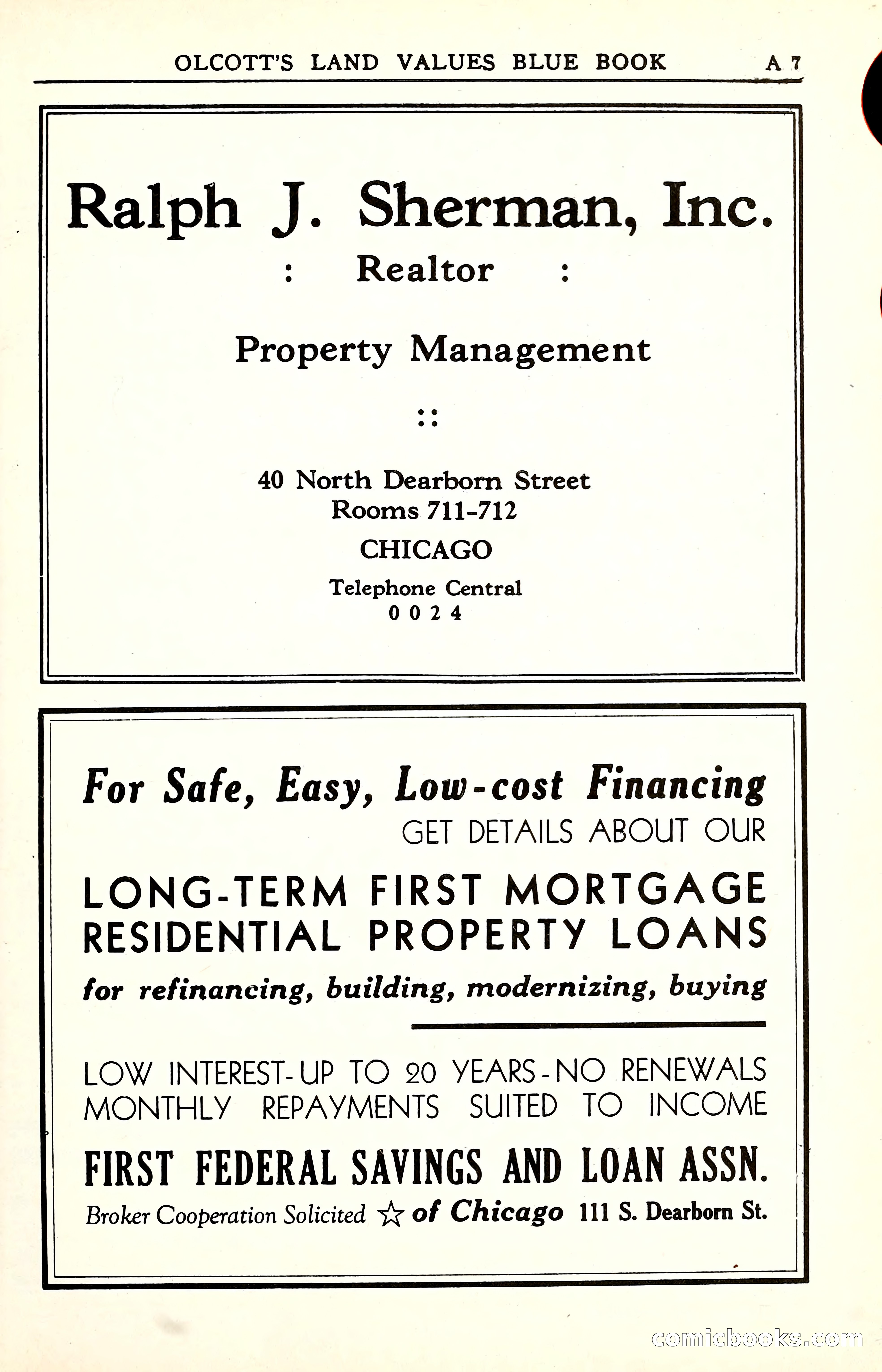 Olcott's Land Values Blue Book of Chicago — page 8 of 399