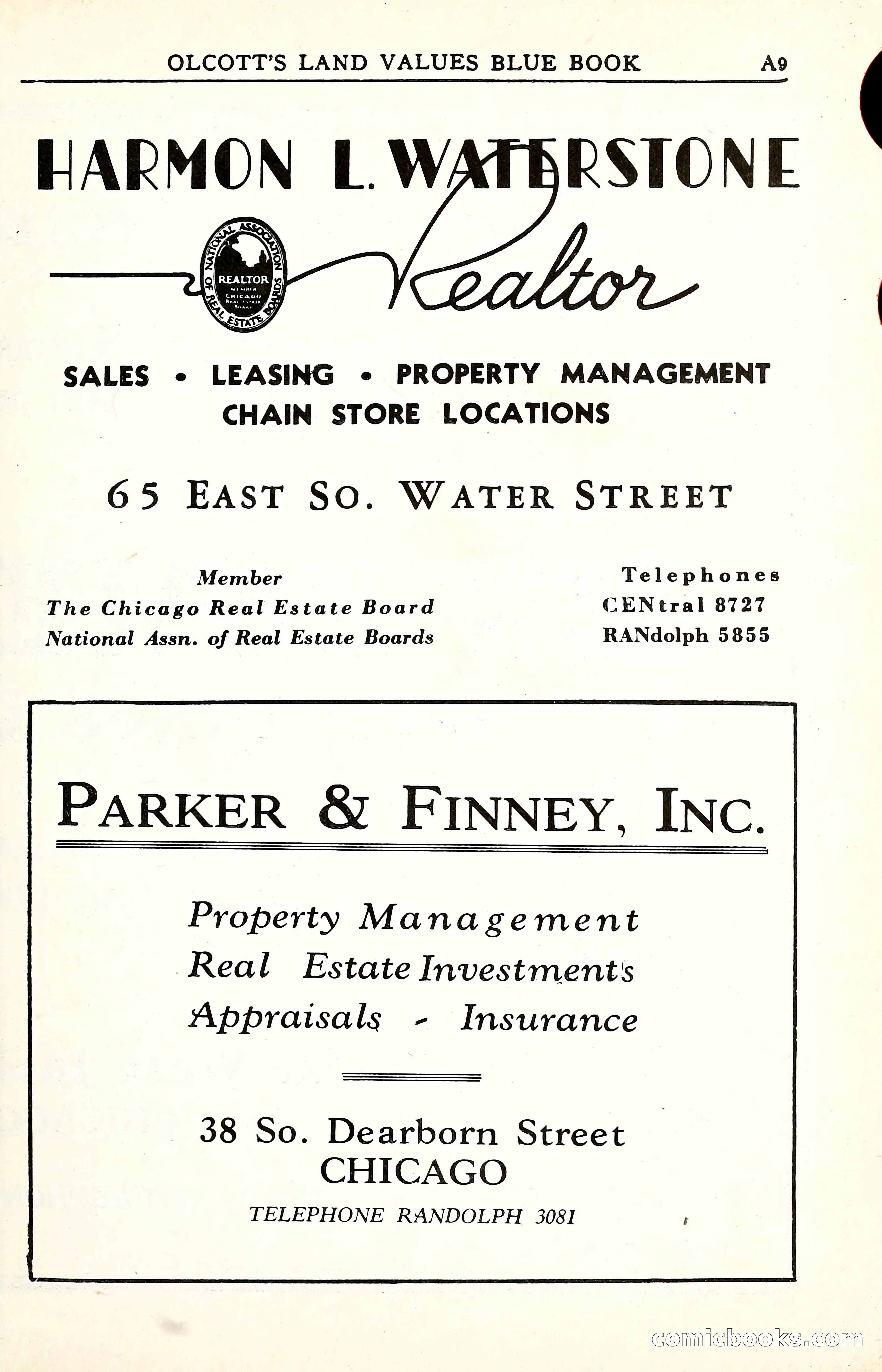 Olcott's Land Values Blue Book of Chicago — page 10 of 399