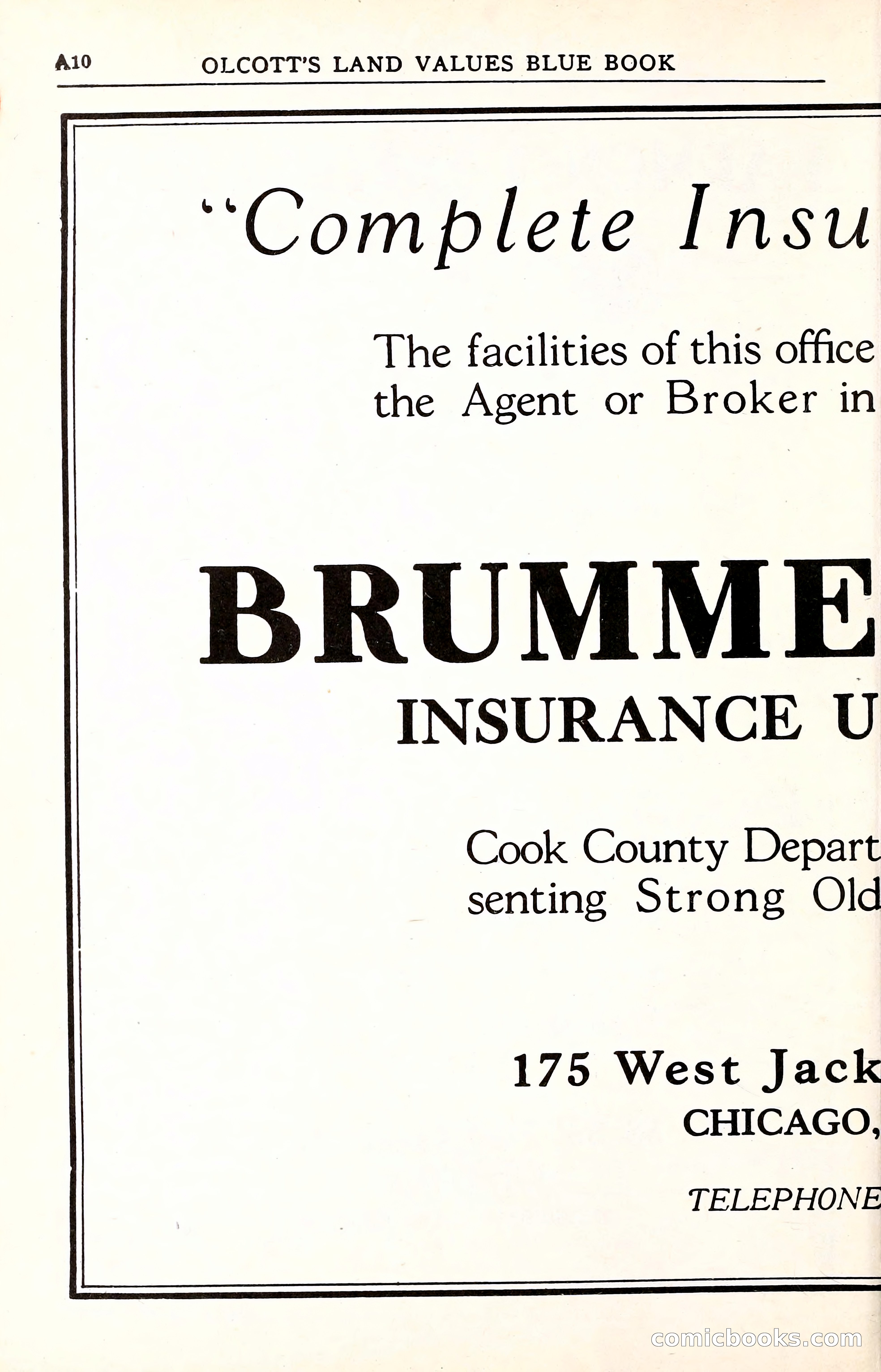 Olcott's Land Values Blue Book of Chicago — page 11 of 399