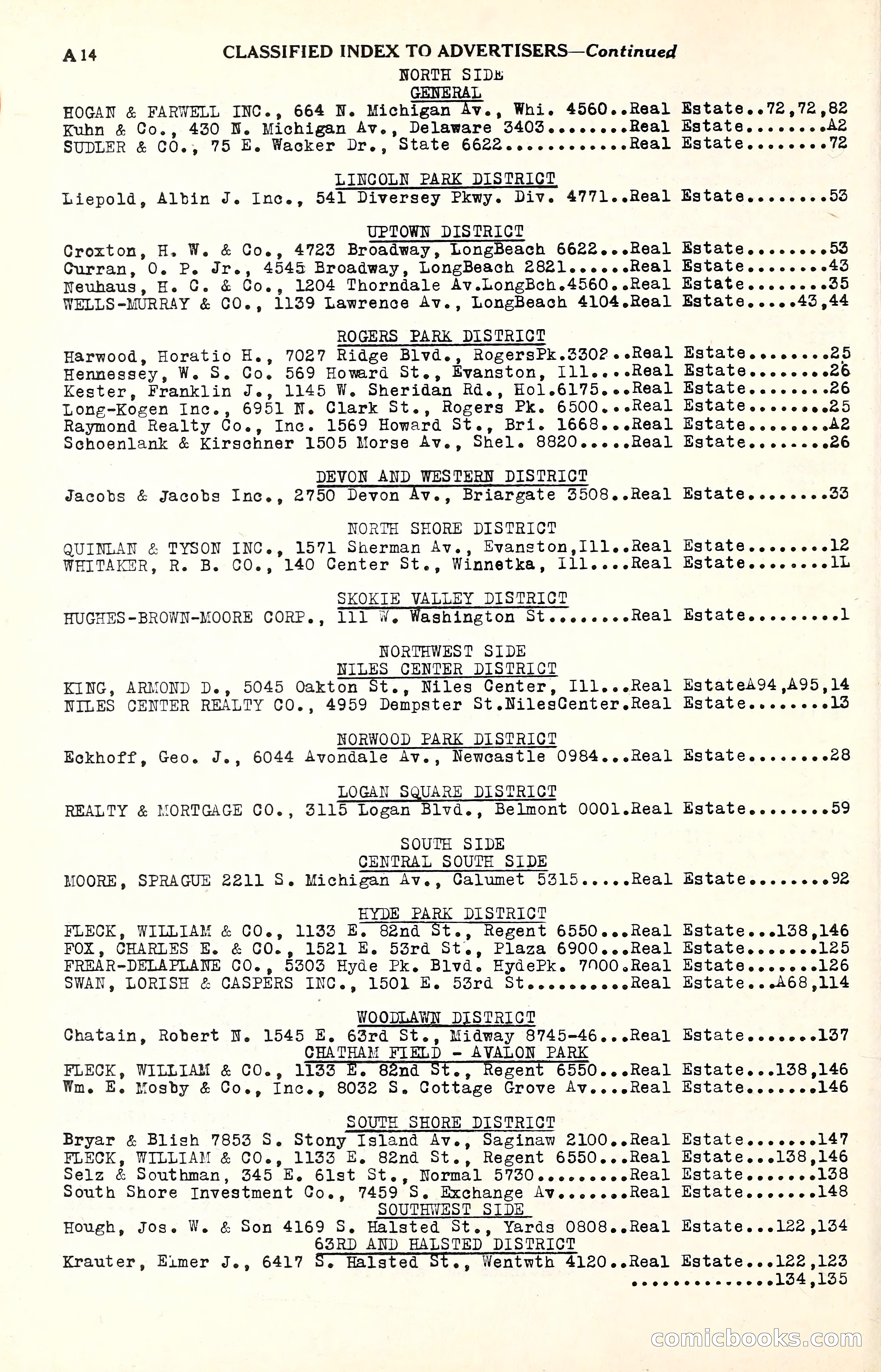 Olcott's Land Values Blue Book of Chicago — page 15 of 399