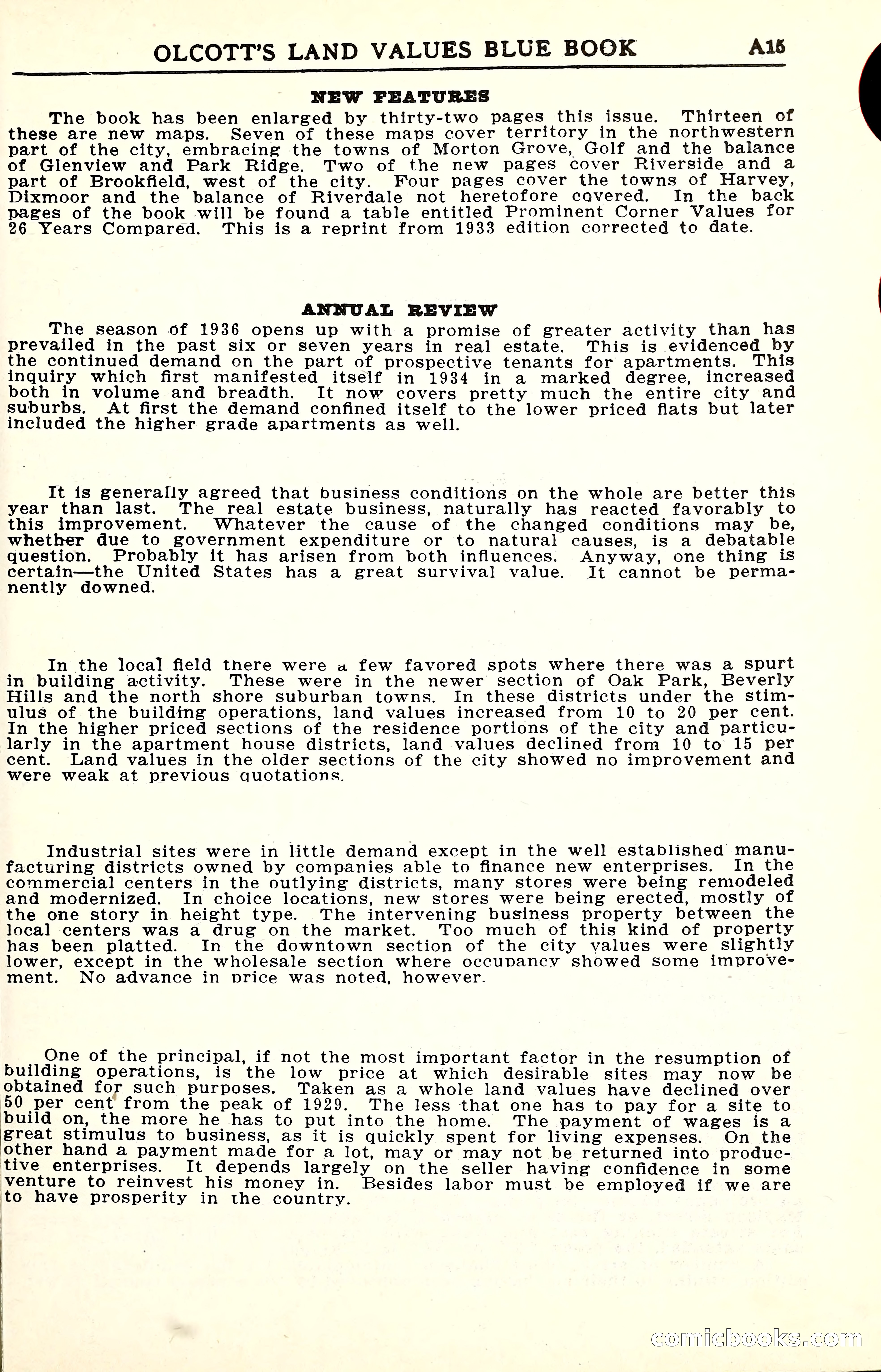 Olcott's Land Values Blue Book of Chicago — page 16 of 399