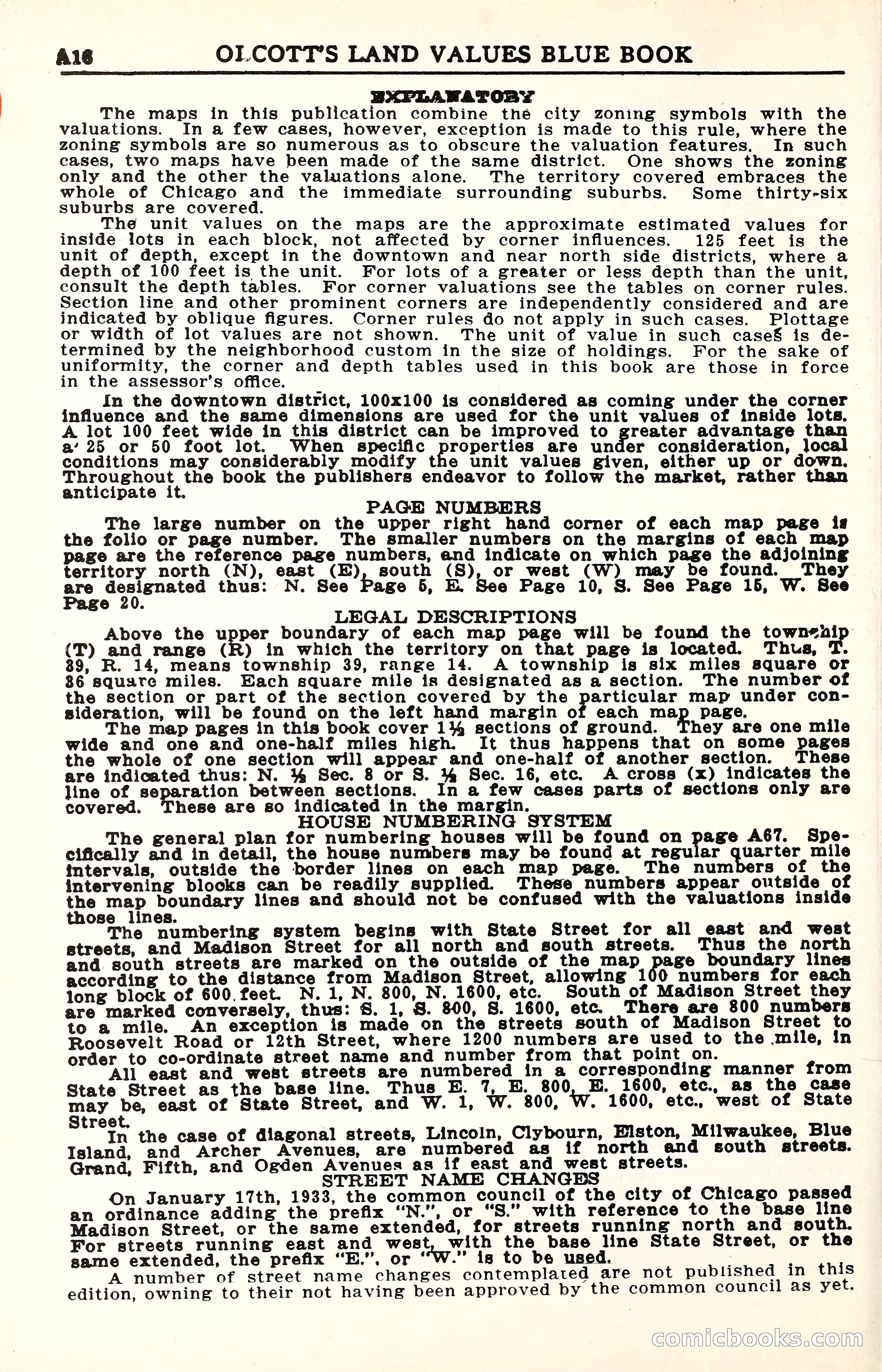 Olcott's Land Values Blue Book of Chicago — page 17 of 399